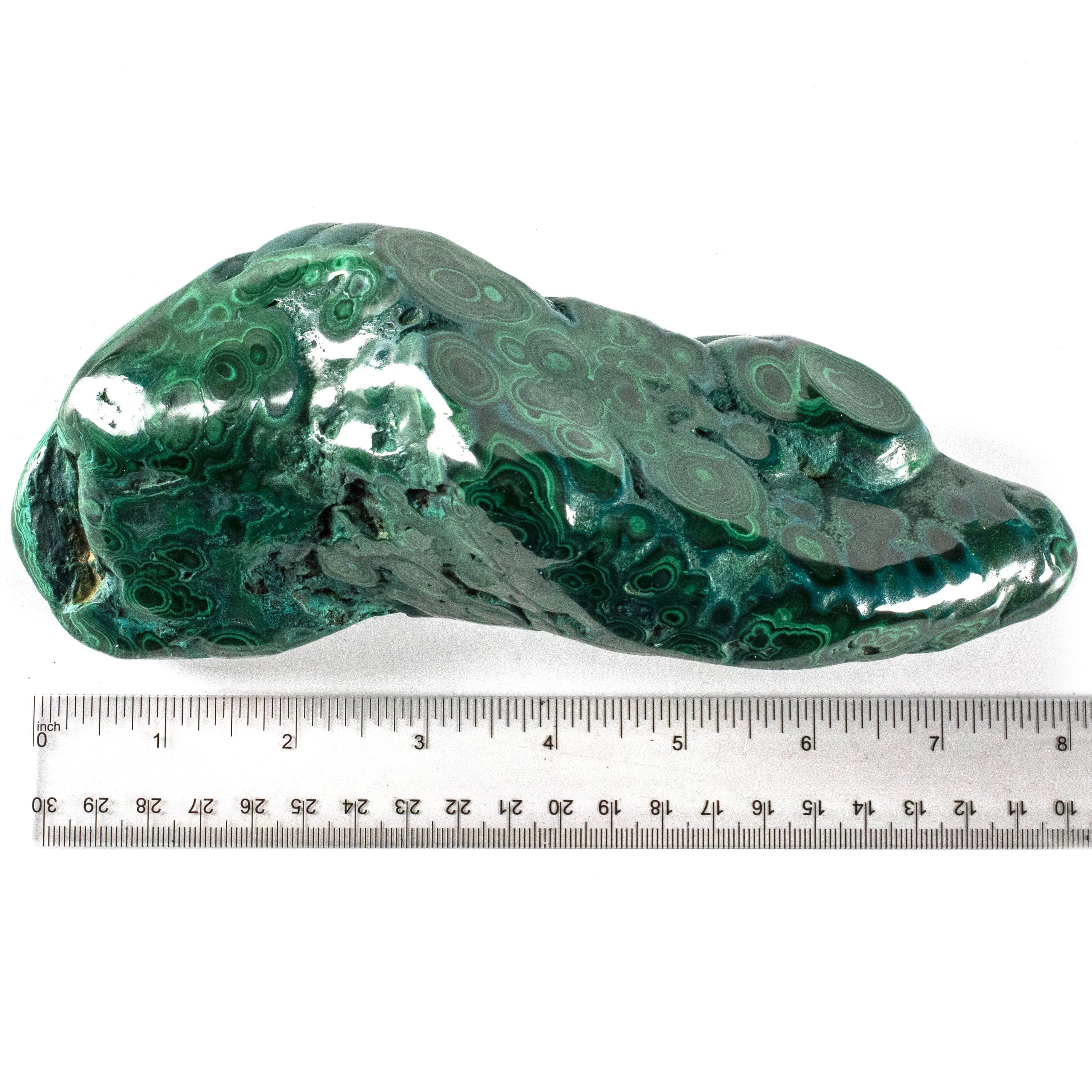 Kalifano Malachite Rare Natural Green Malachite Polished Freeform Specimen from Congo - 1.7 kg / 3.8 lbs MA1200.001