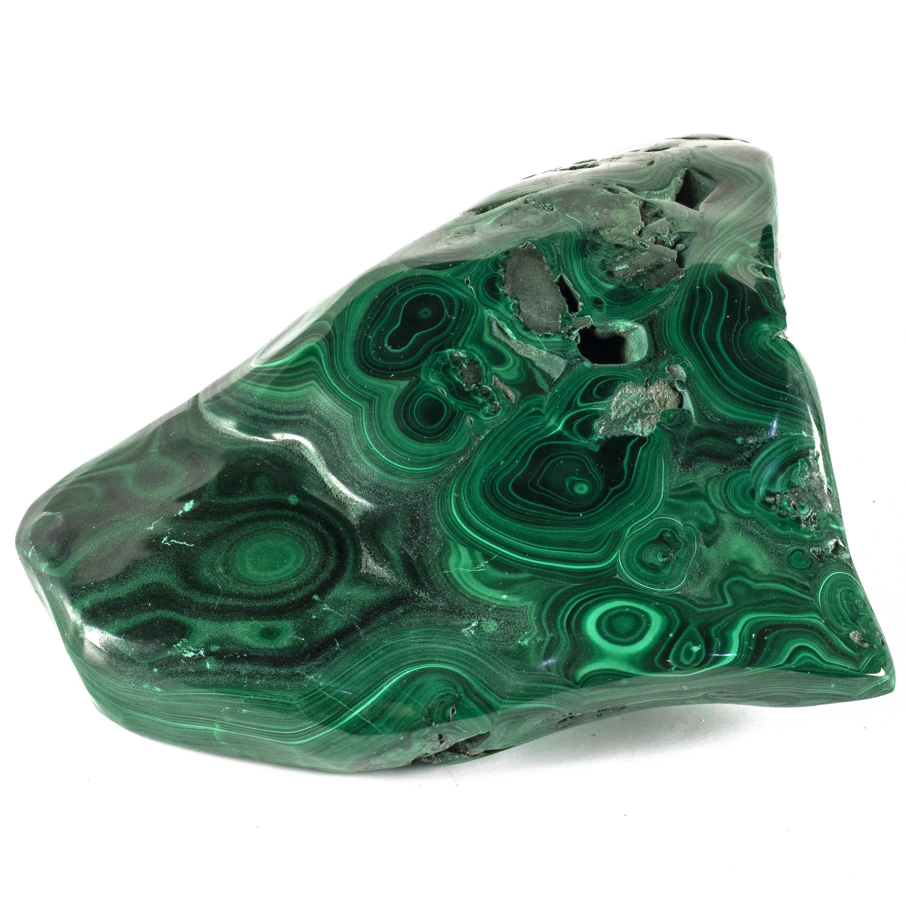 Kalifano Malachite Rare Natural Green Malachite Polished Freeform Specimen from Congo - 3.3 kg / 7.2 lbs MA2100.003