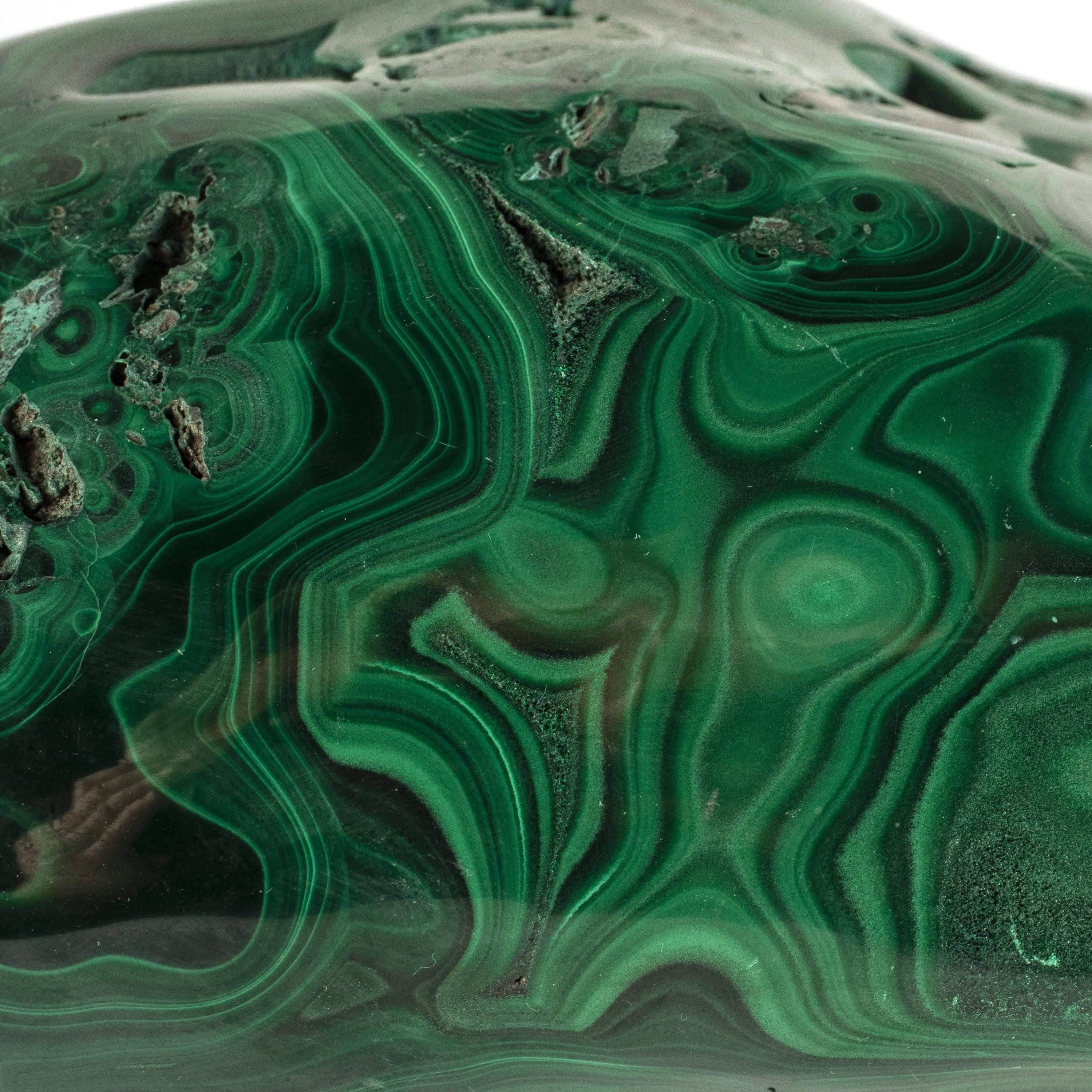 Kalifano Malachite Rare Natural Green Malachite Polished Freeform Specimen from Congo - 3.3 kg / 7.2 lbs MA2100.003