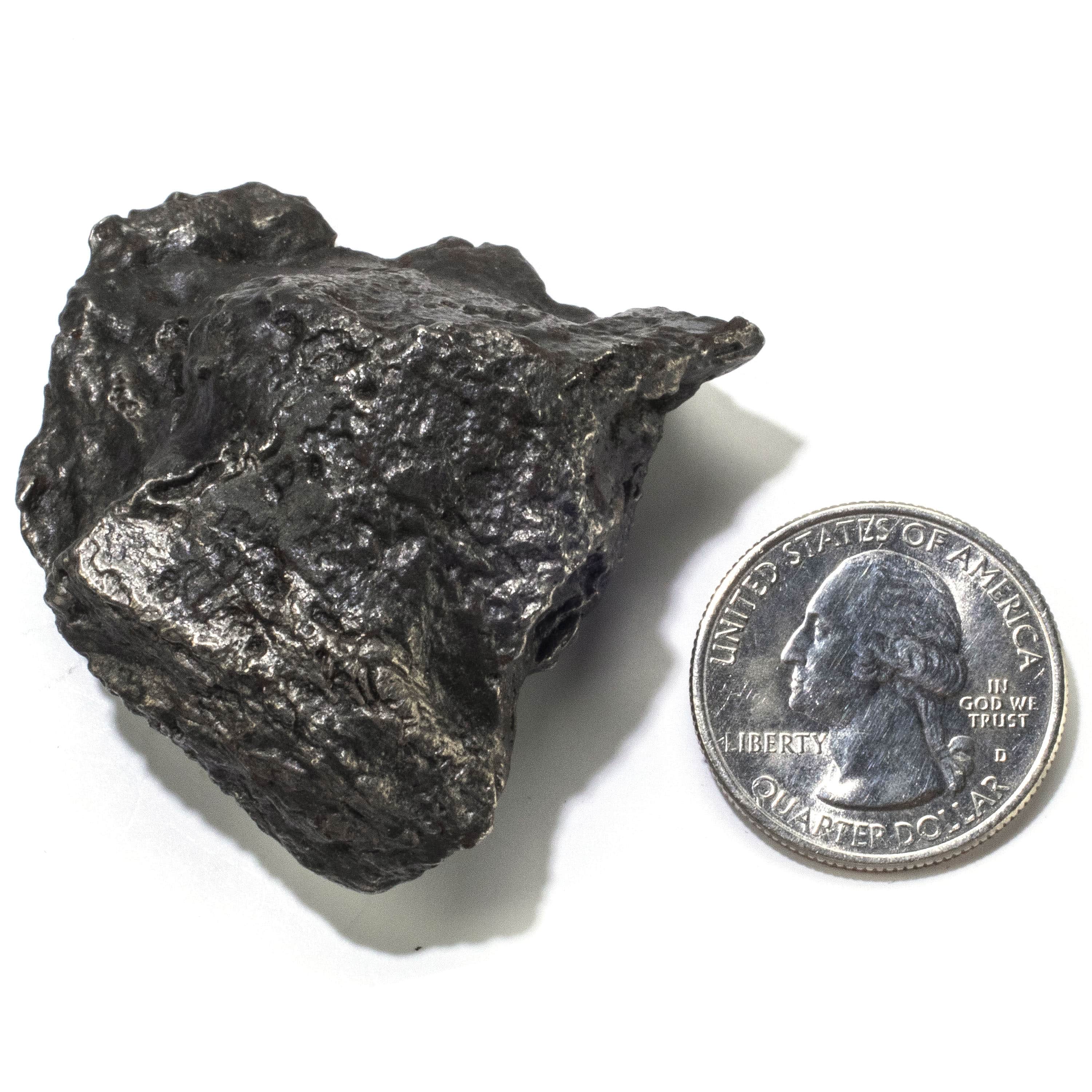 Kalifano Meteorites Natural Sikhote-Alin Meteorite from Russia - 120 grams / 2" MTS2400.005