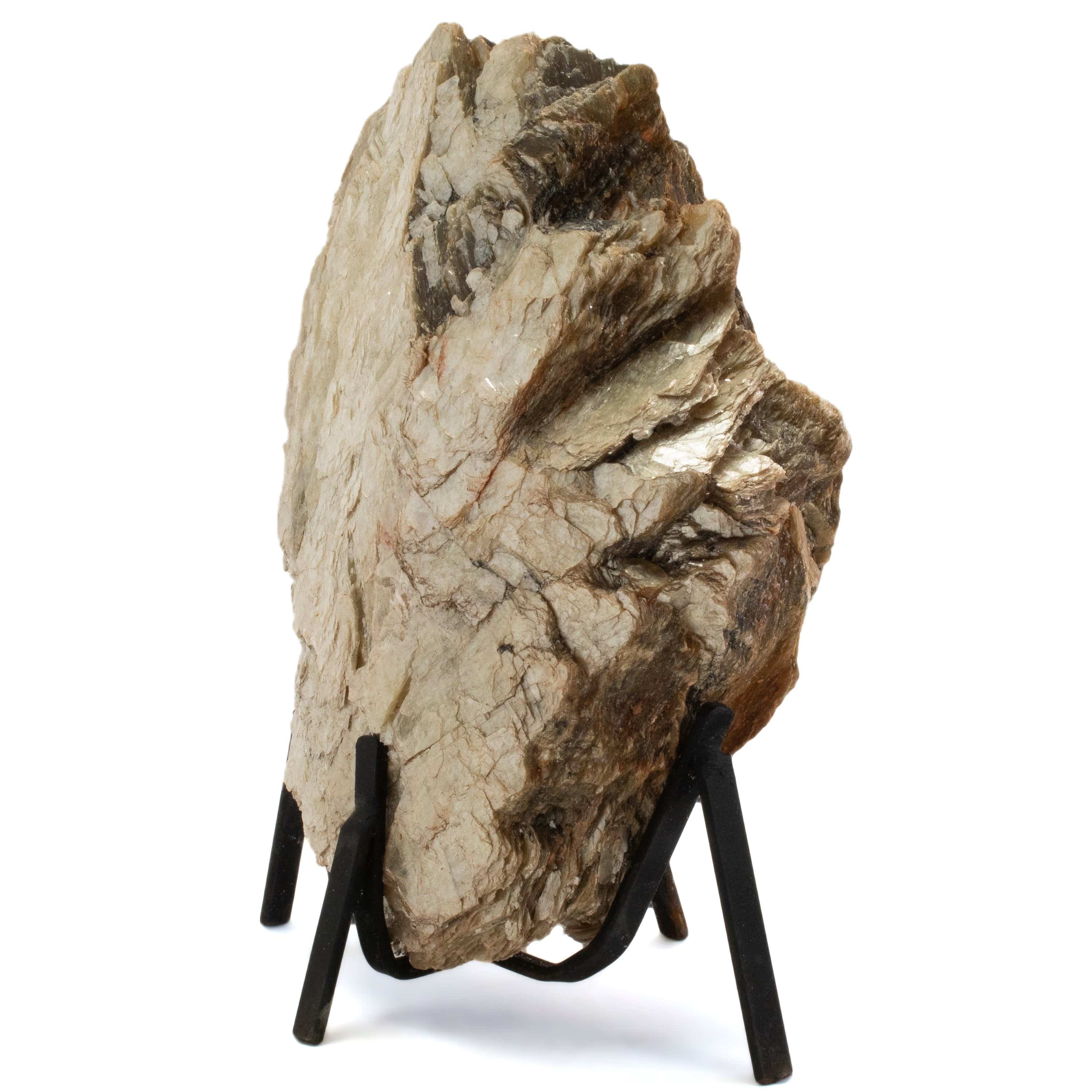 Kalifano Mica Natural Mica on Custom Stand from Brazil - 13" / 22 lbs MC5000.002