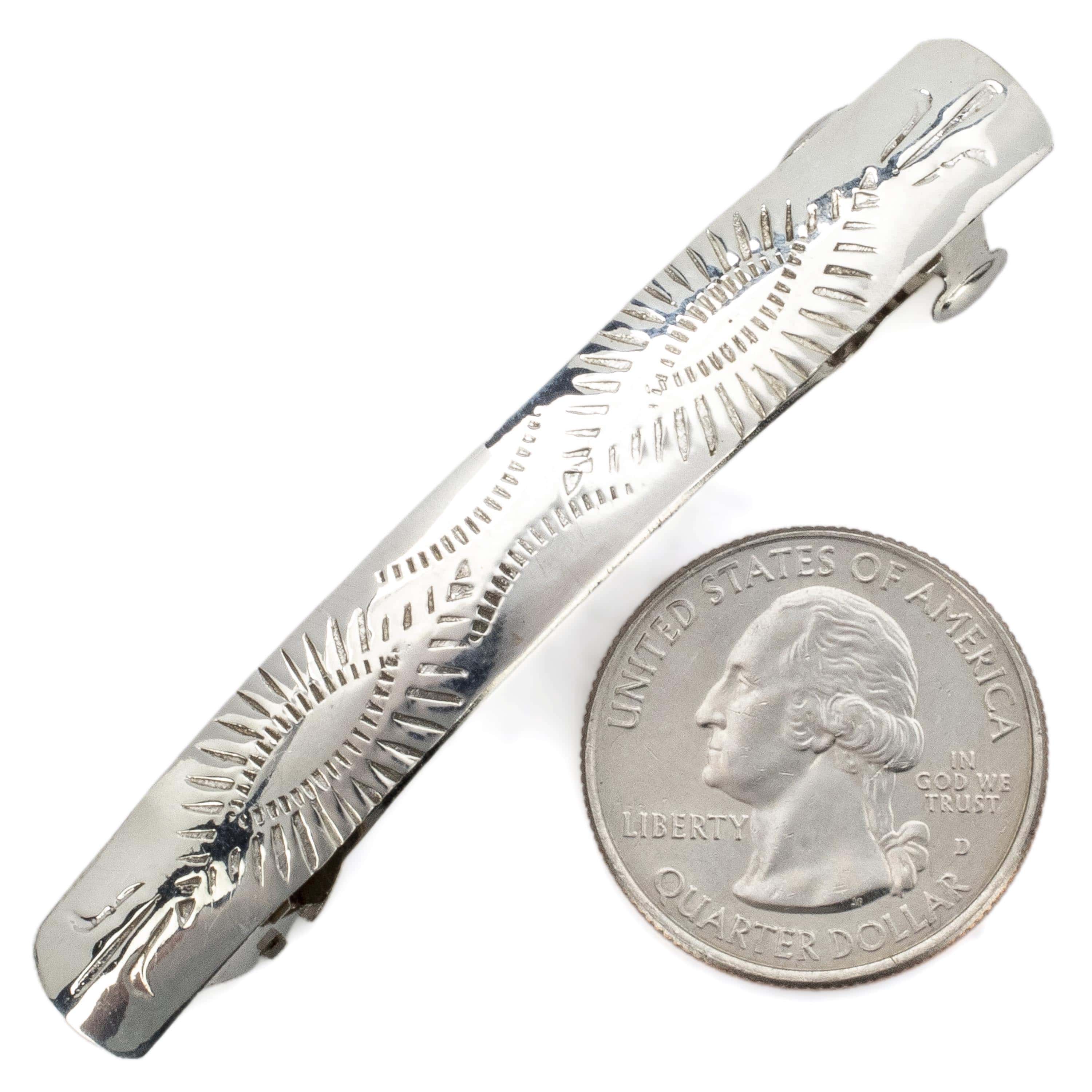 Kalifano Native American Jewelry 925 Sterling Silver USA Native American Made Hair Clip NA150.013