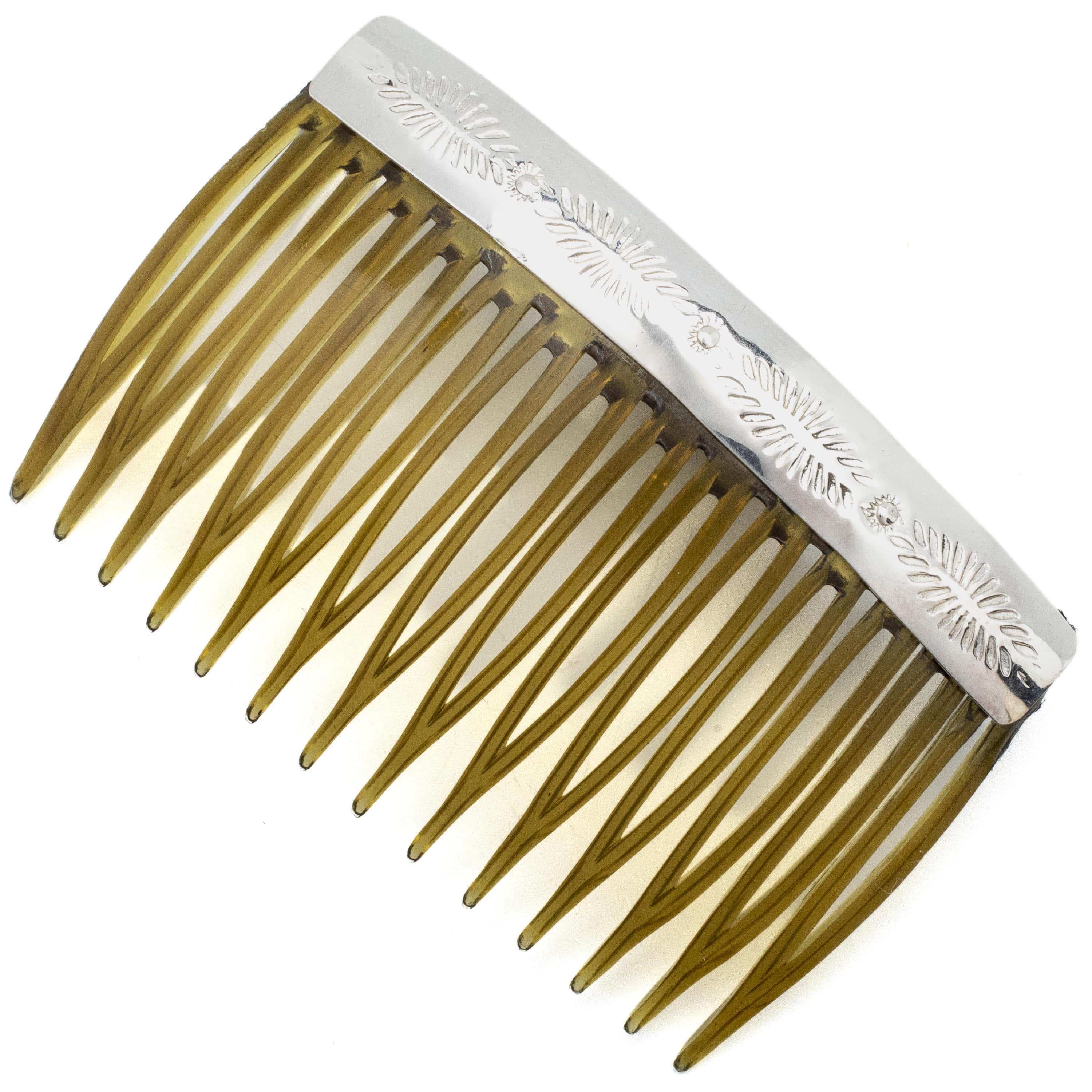 Kalifano Native American Jewelry 925 Sterling Silver USA Native American Made Hair Comb NA150.005