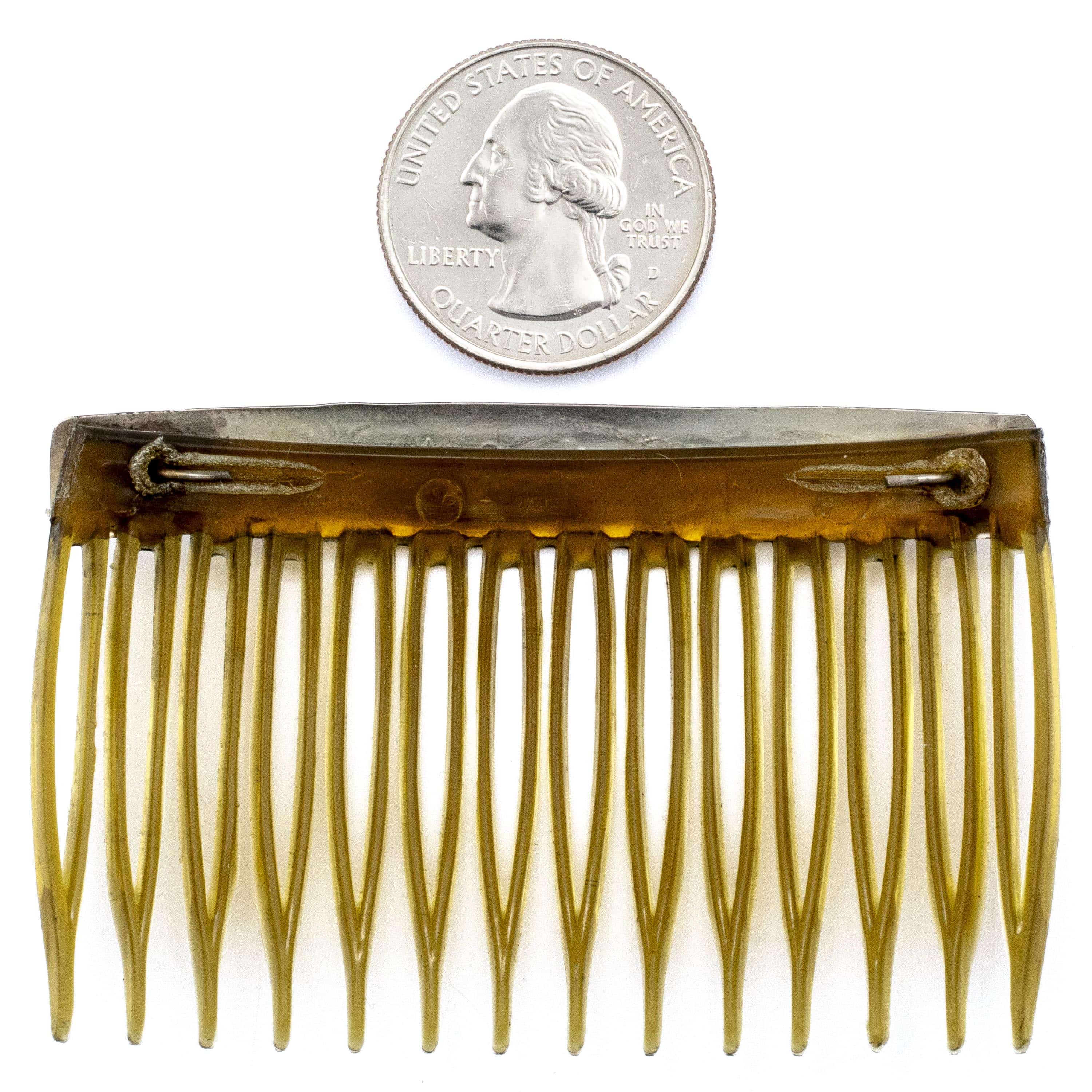 Kalifano Native American Jewelry 925 Sterling Silver USA Native American Made Hair Comb NA150.008