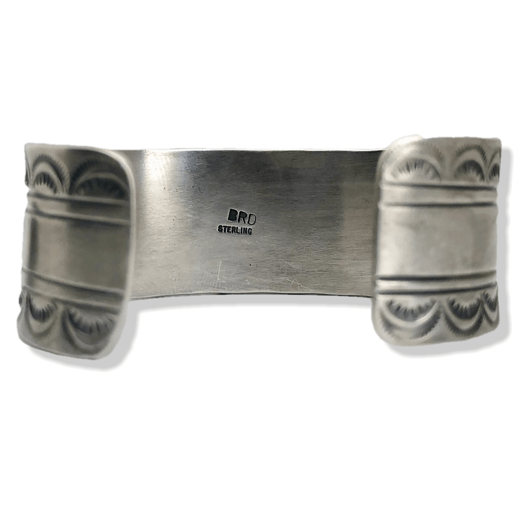 Kalifano Native American Jewelry Royston Turquoise Native American Made 925 Sterling Silver Cuff NAB3900.002