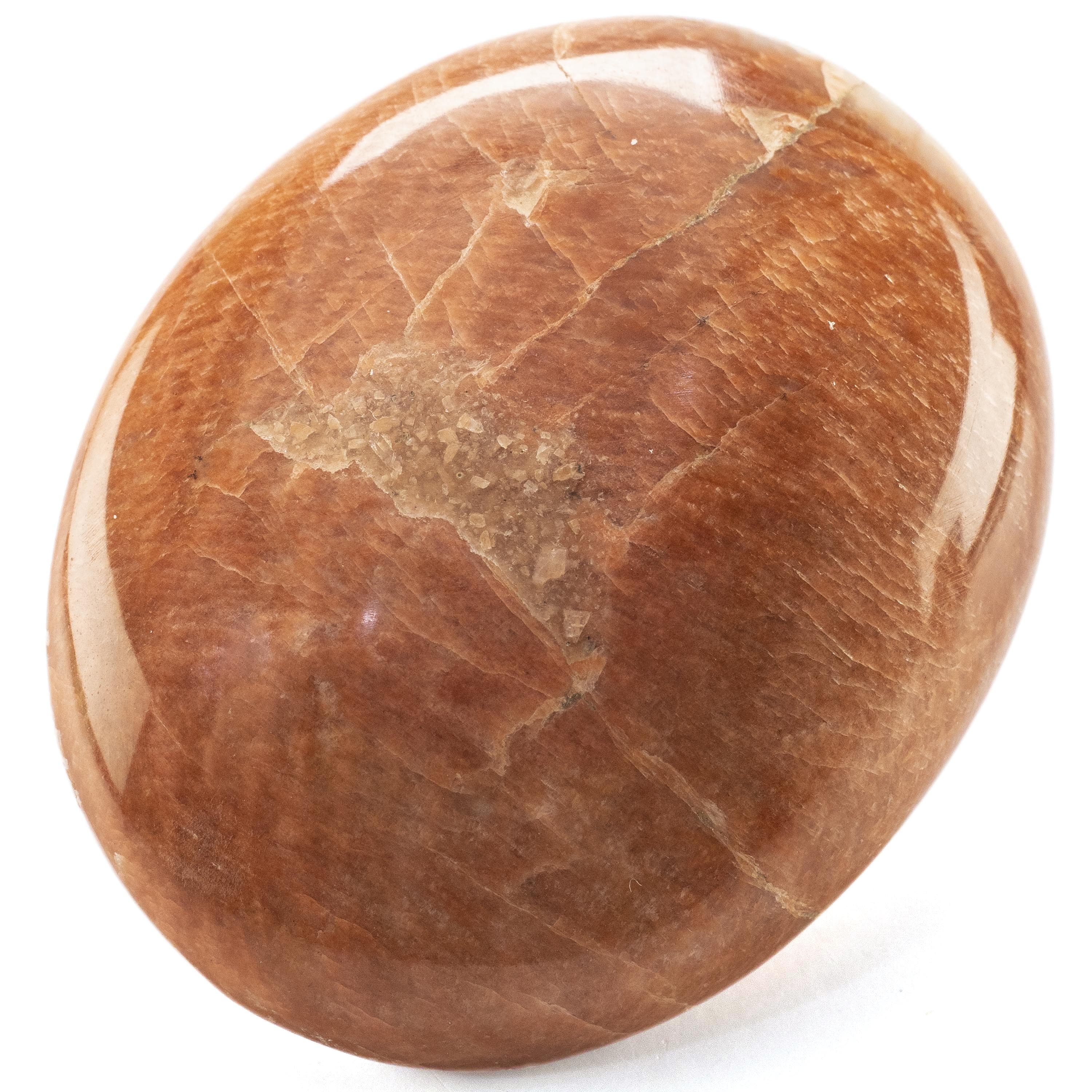 KALIFANO Peach Moonstone Palm Stone PS60-PM