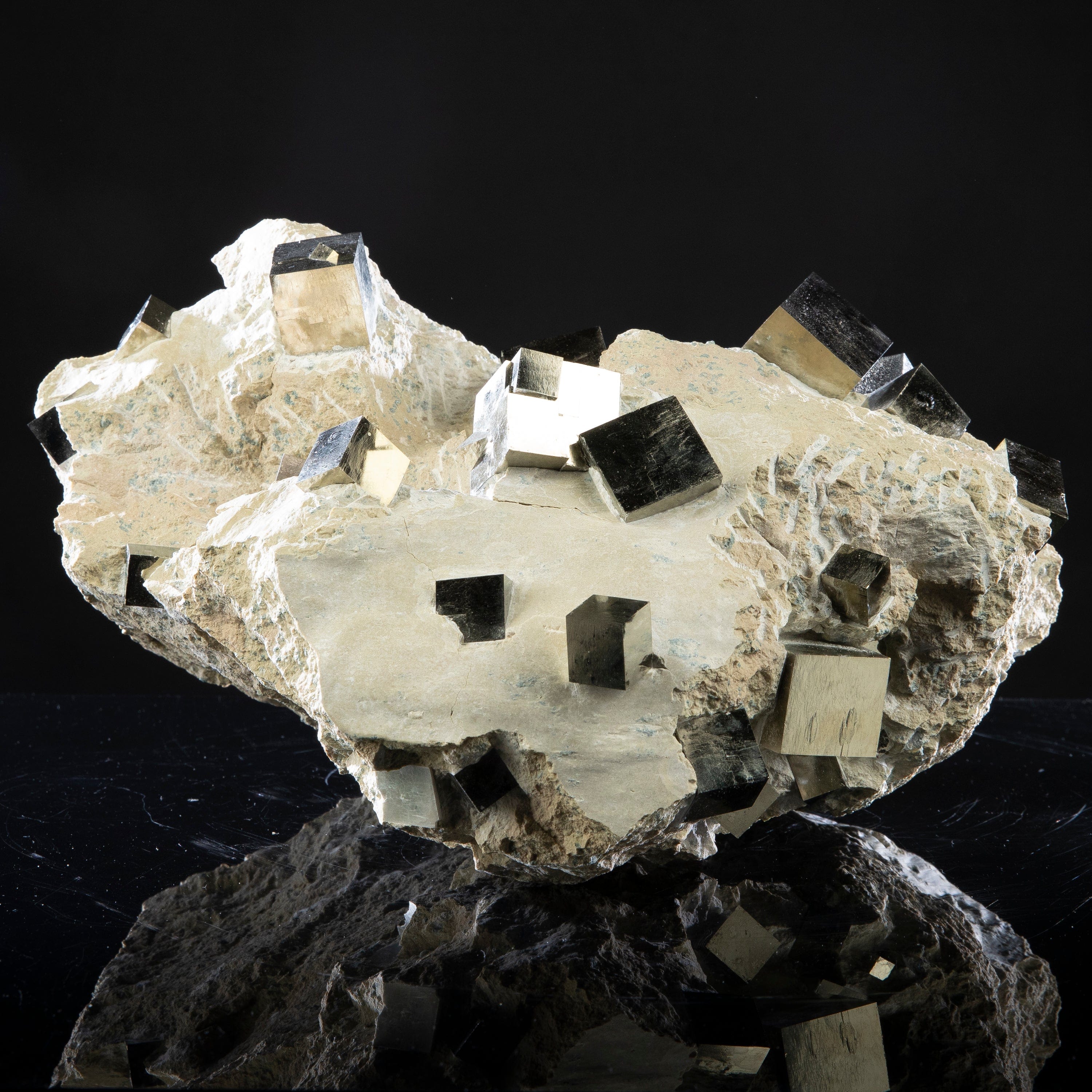 Kalifano Pyrite Natural Pyrite Cluster Masterpiece from Spain PC58000.001