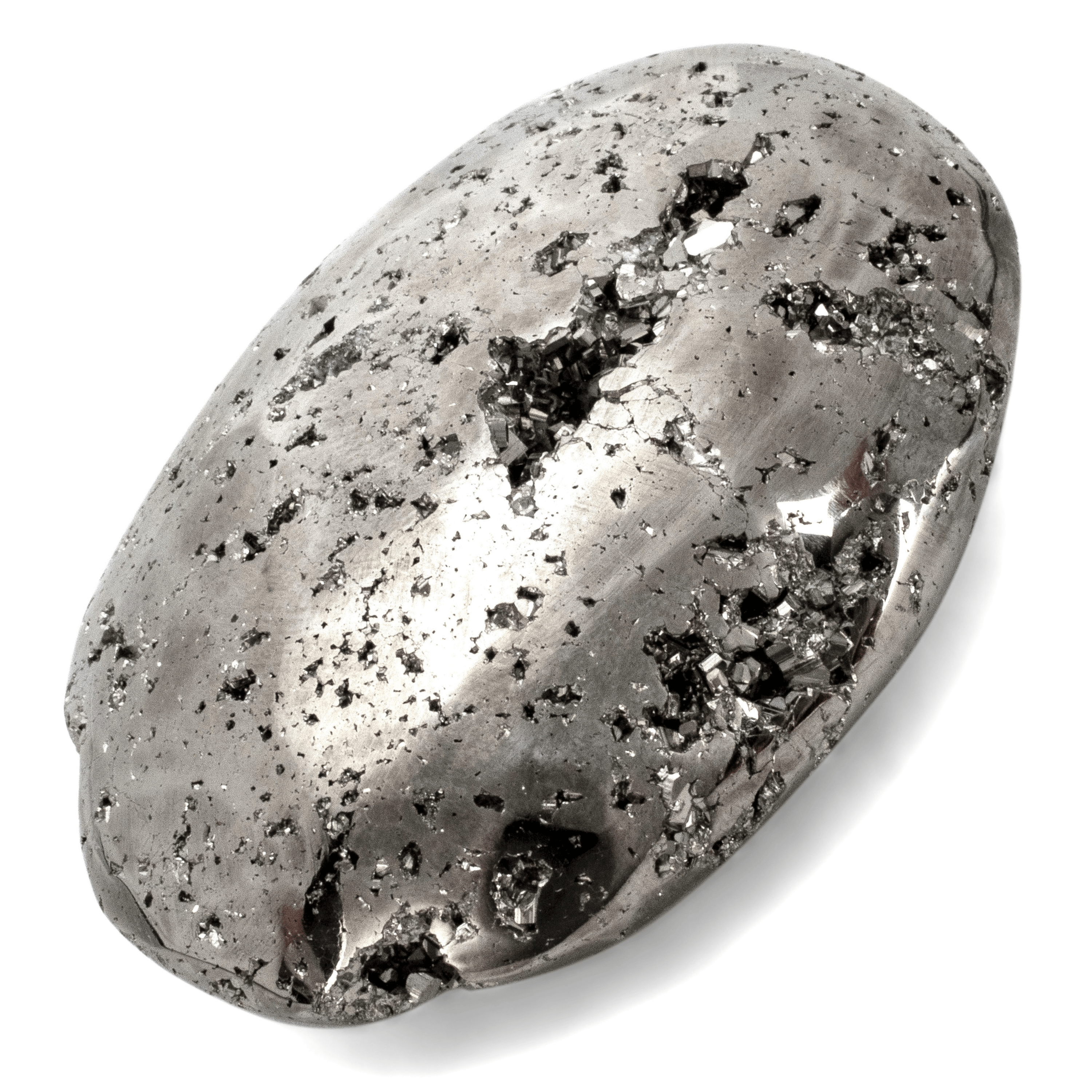 KALIFANO Pyrite Palm Stone PS60-PC