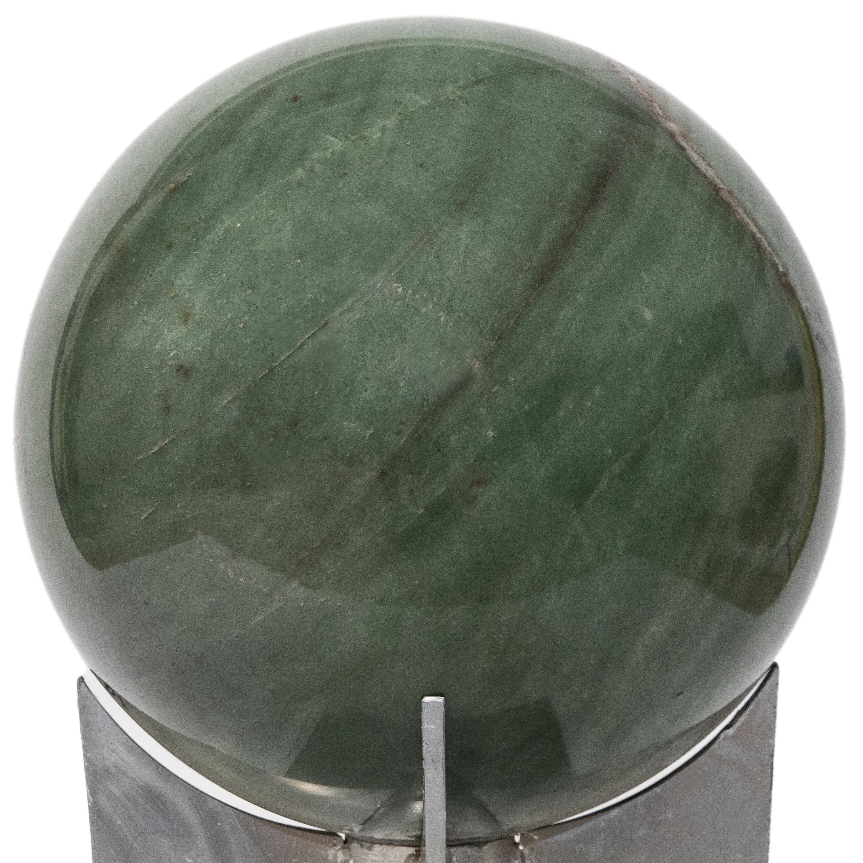 Kalifano Quartz Green Quartz Sphere - 242 lbs / 16" diameter SPGQ30000.001