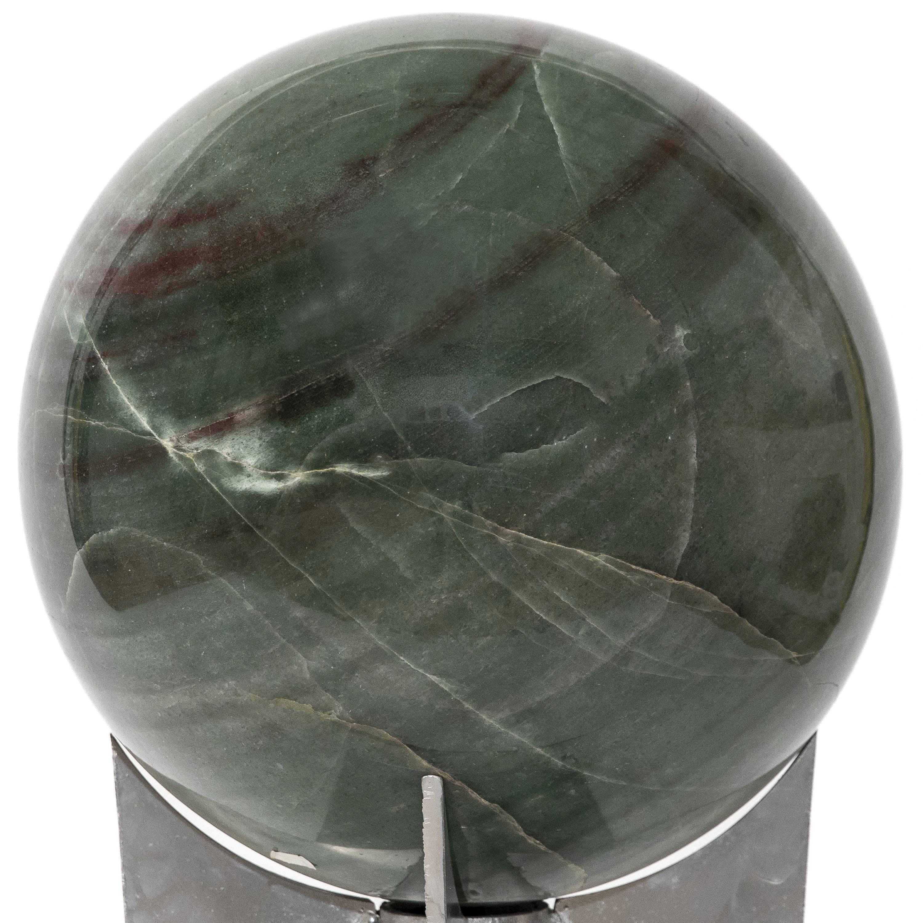 Kalifano Quartz Green Quartz Sphere - 304 lbs / 17" diameter SPGQ38000.001