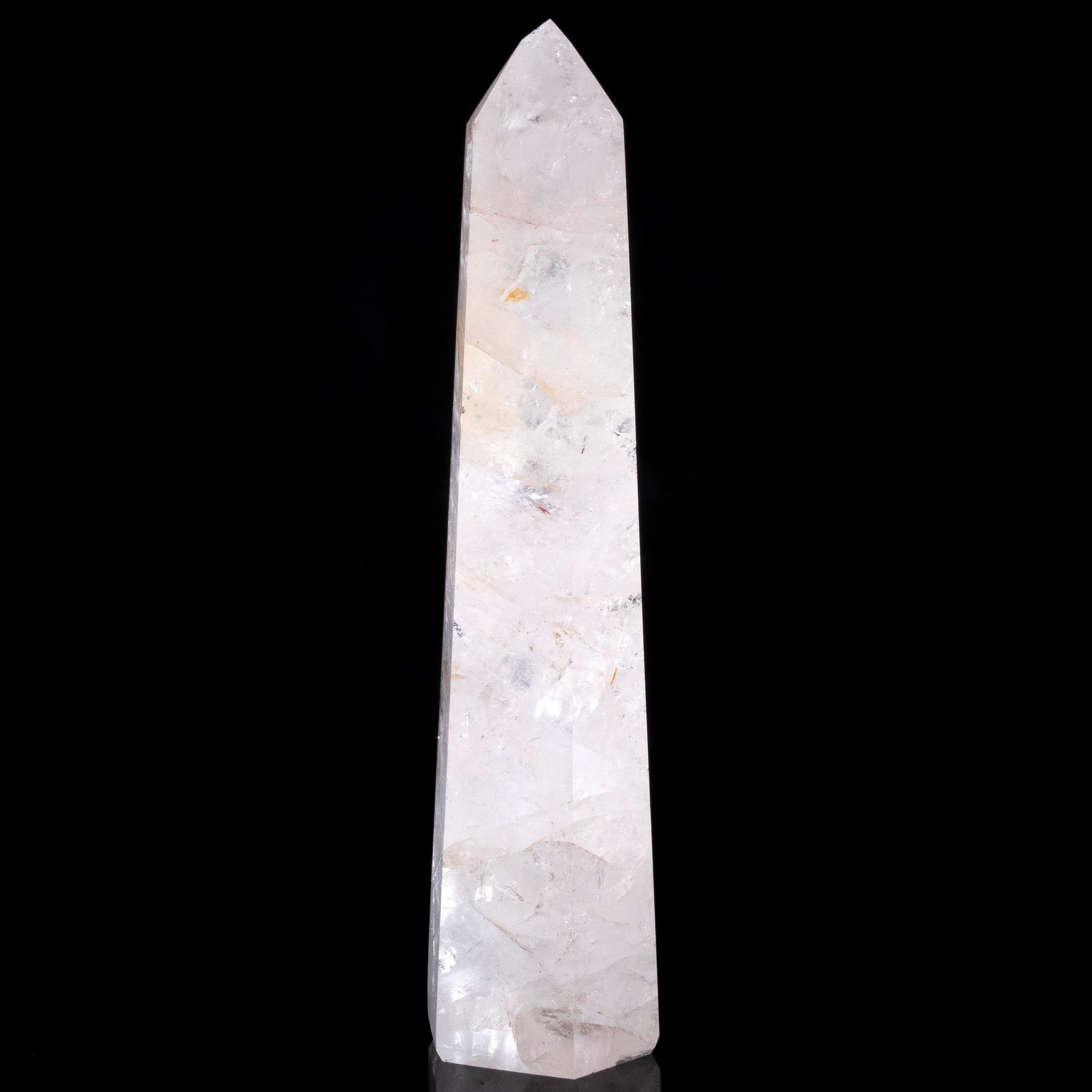 KALIFANO Quartz Natural Brazilian Clear Quartz Point - 22 kg / 7 lbs QZ19600.001