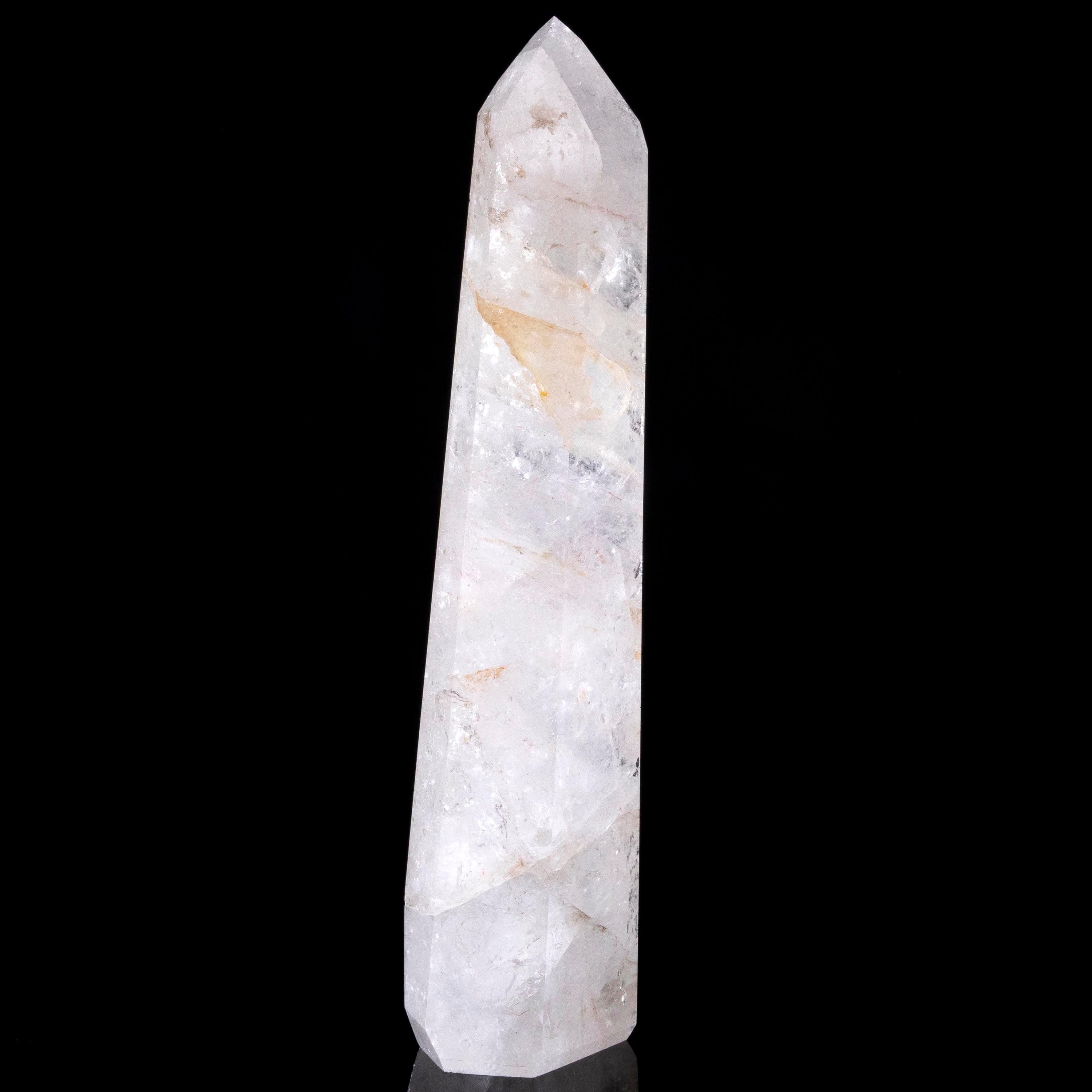 KALIFANO Quartz Natural Brazilian Clear Quartz Point - 22 kg / 7 lbs QZ19600.001