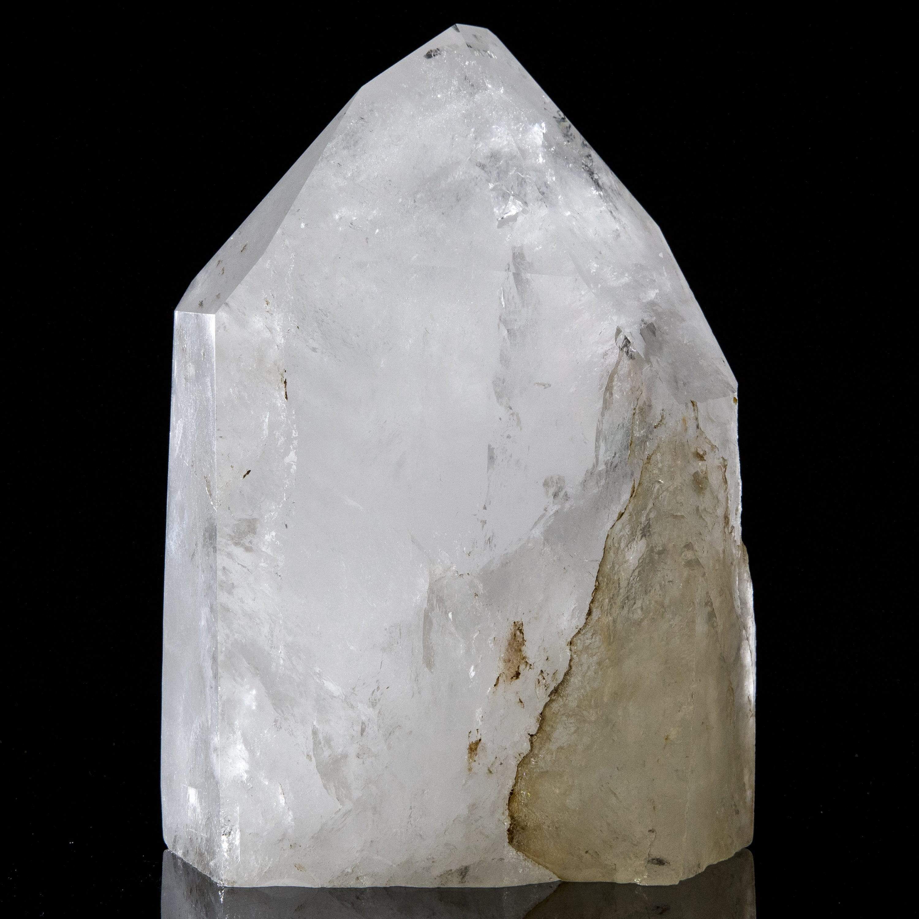 Kalifano Quartz Natural Brazilian Clear Quartz Point - 9.5 in / 7,640 g Q1200.004