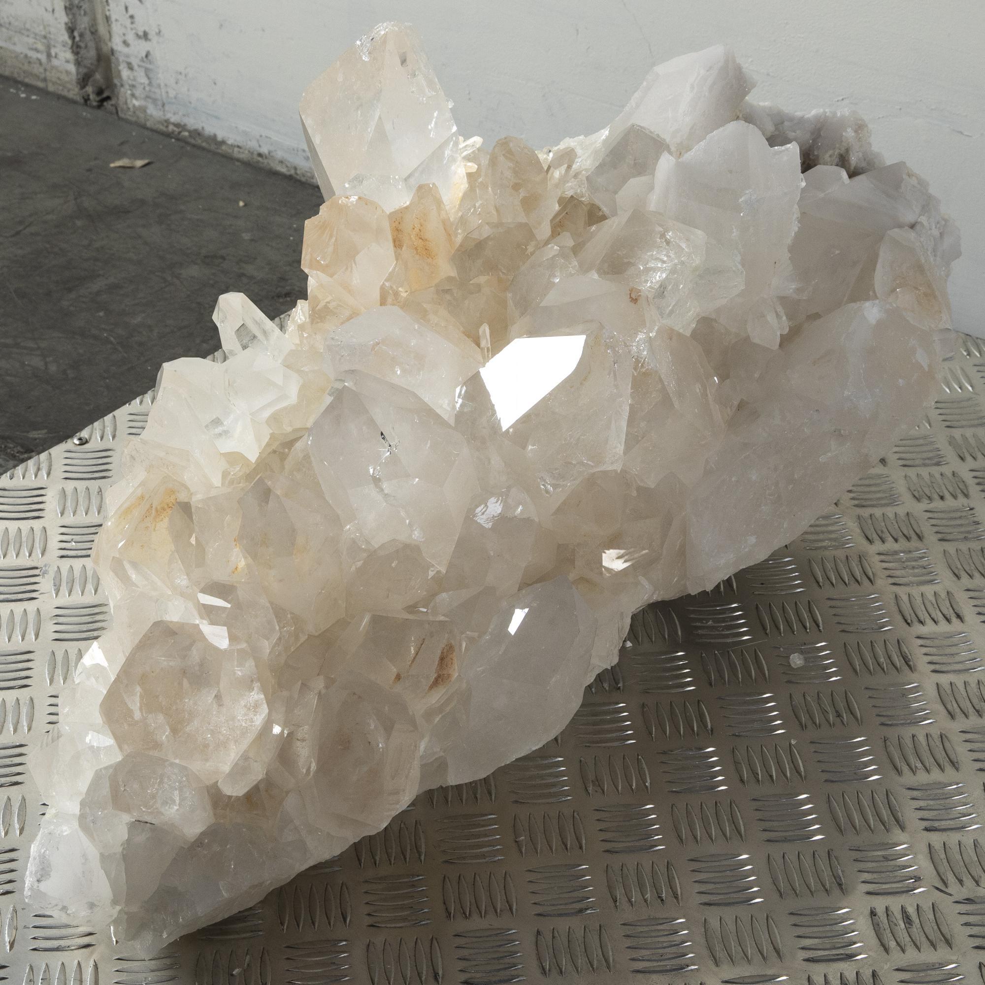 Kalifano Quartz Natural Clear Quartz Cluster from Arkansas - 27‚Äù / 250 lbs QC32000.001