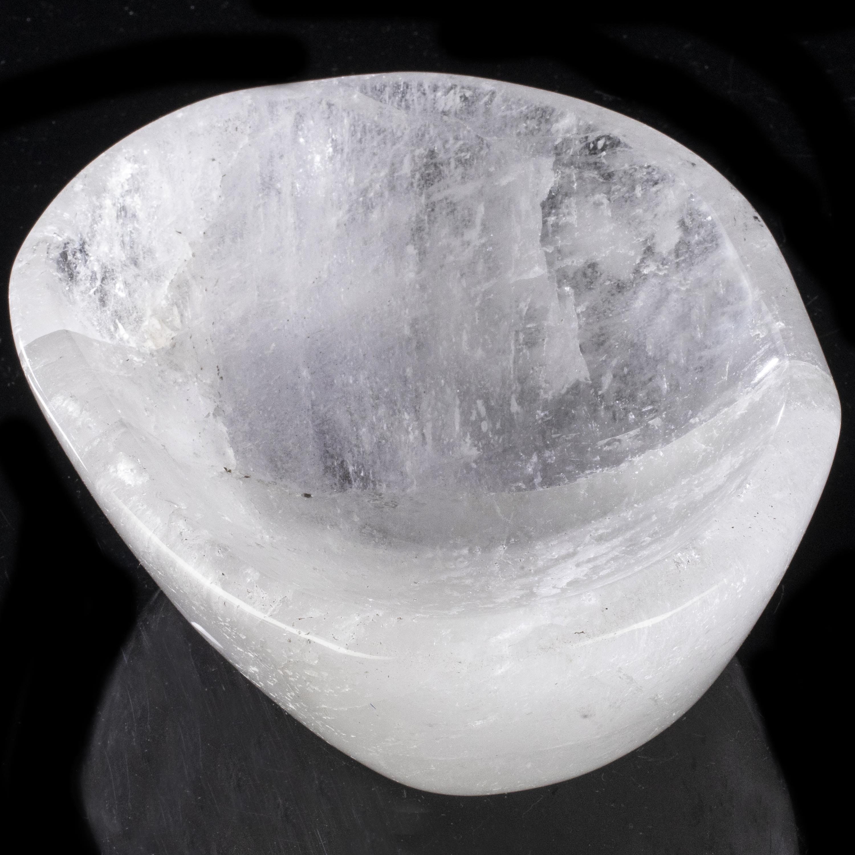 Kalifano Quartz Natural Crystal Quartz Bowl - 1,620 grams BQ1260.001