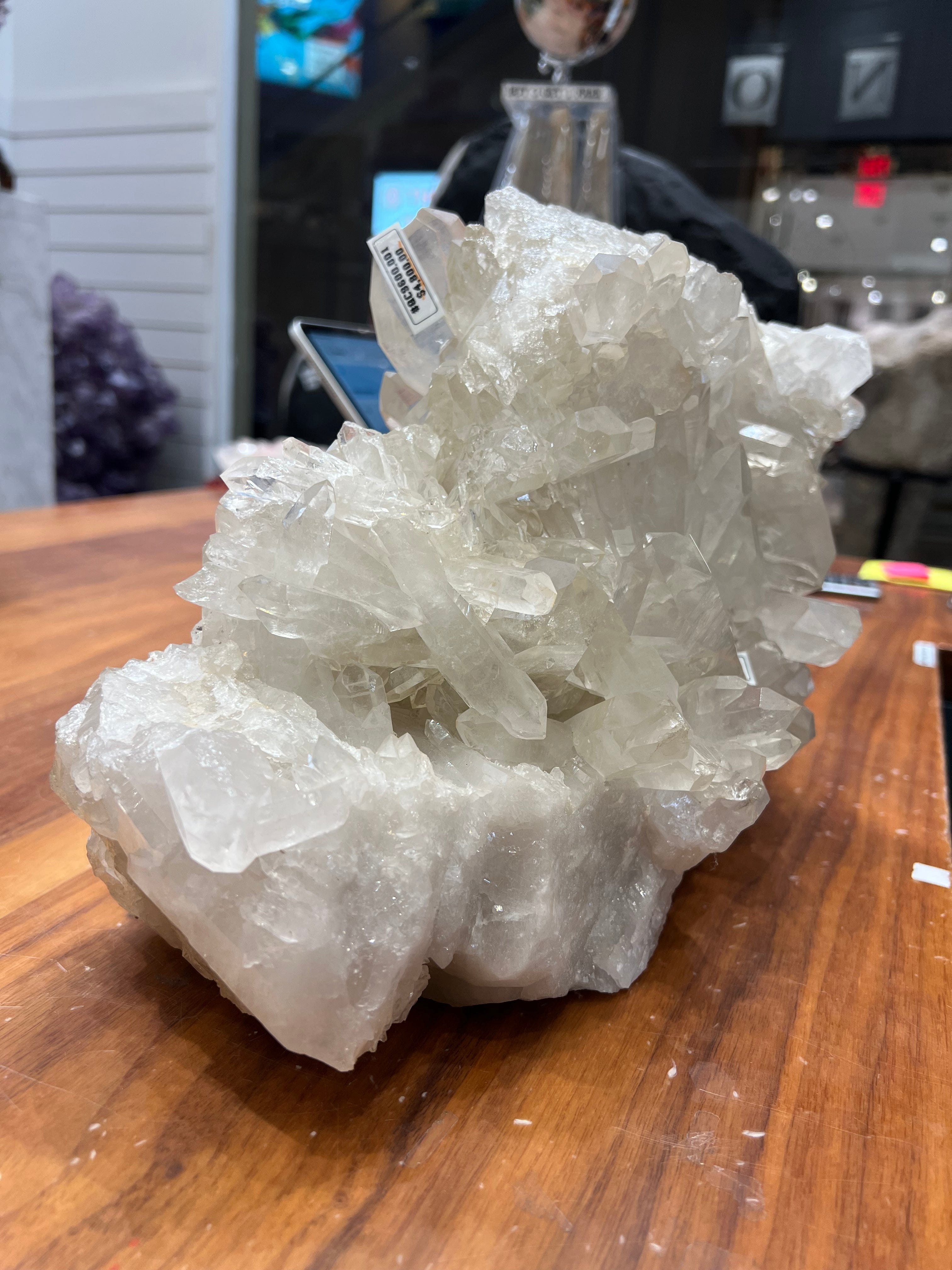 Kalifano Quartz Natural Crystal Quartz Cluster - 15" / 27.4 lbs QC9600.001