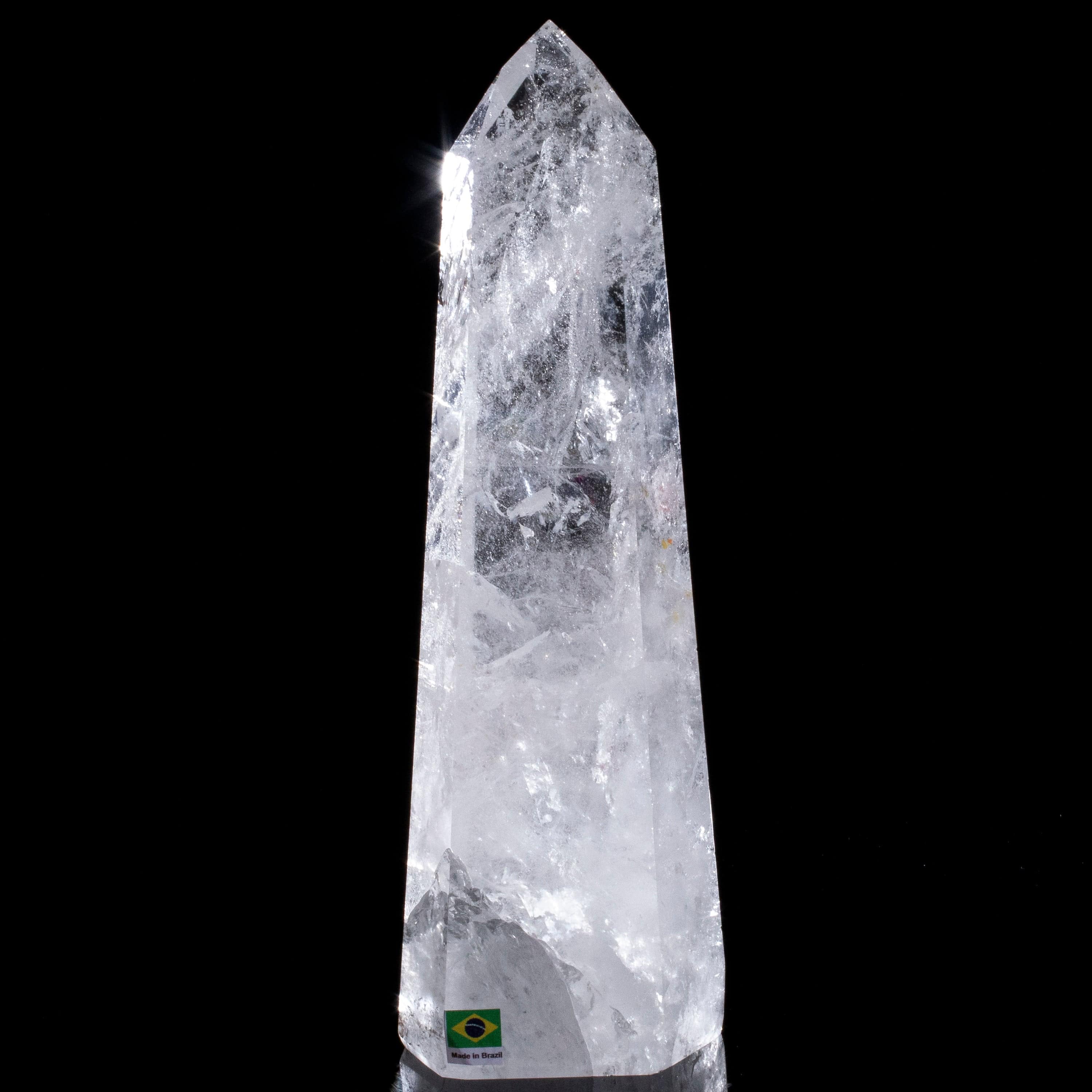 Kalifano Quartz Natural Quartz Obelisk from Brazil - 11" / 1,800 grams QZ2400.010