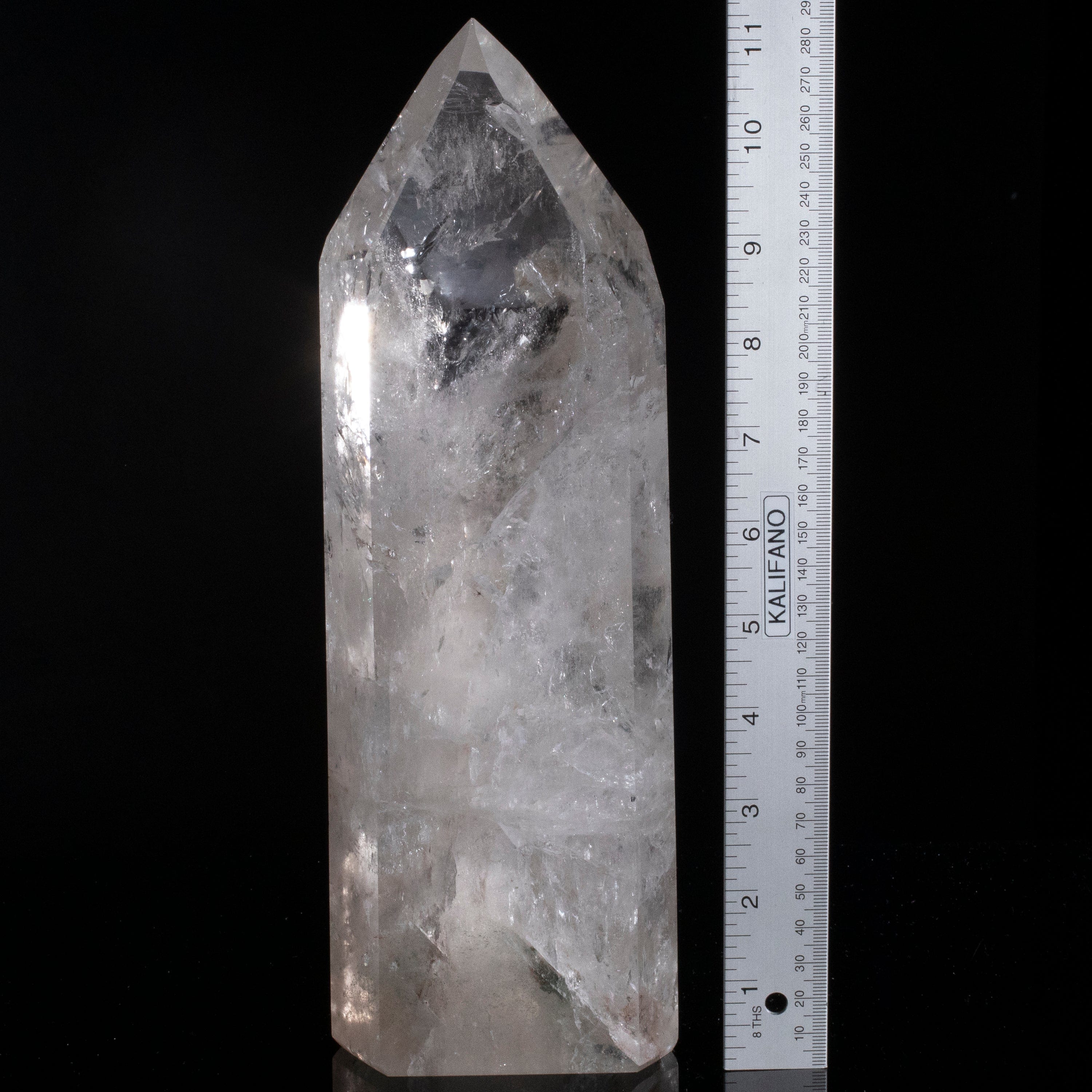 Kalifano Quartz Natural Quartz Obelisk from Brazil - 11.5" / 3,070 grams QZ4800.001