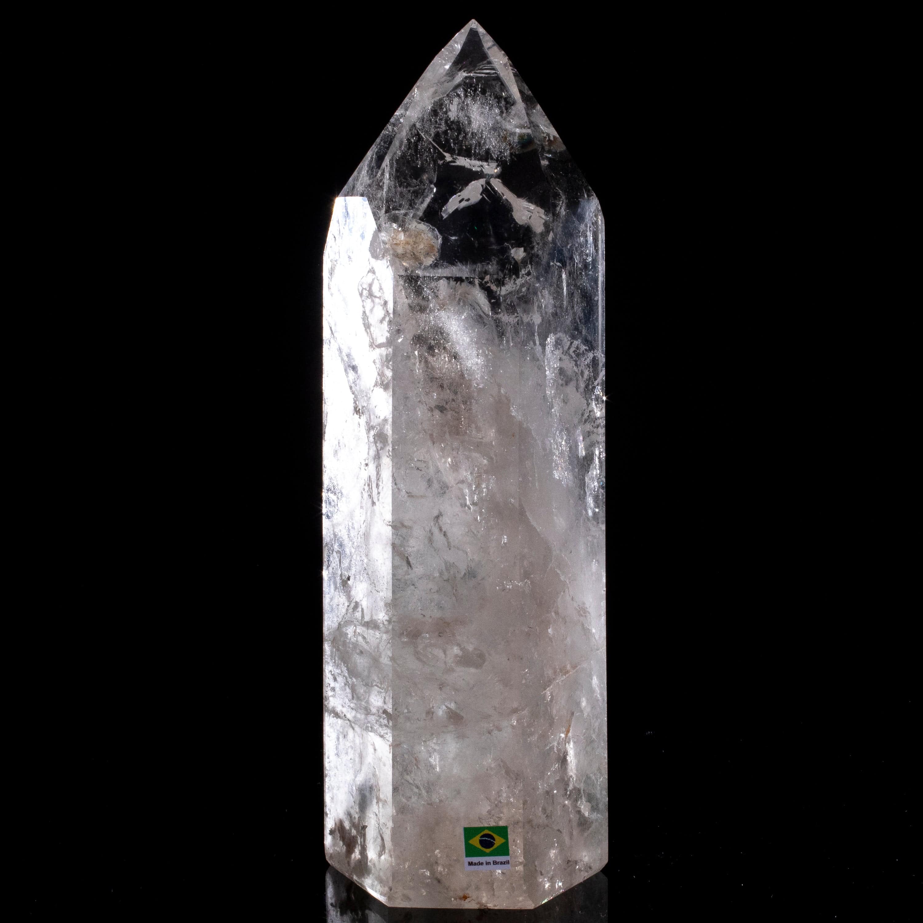 Kalifano Quartz Natural Quartz Obelisk from Brazil - 11.5" / 3,070 grams QZ4800.001