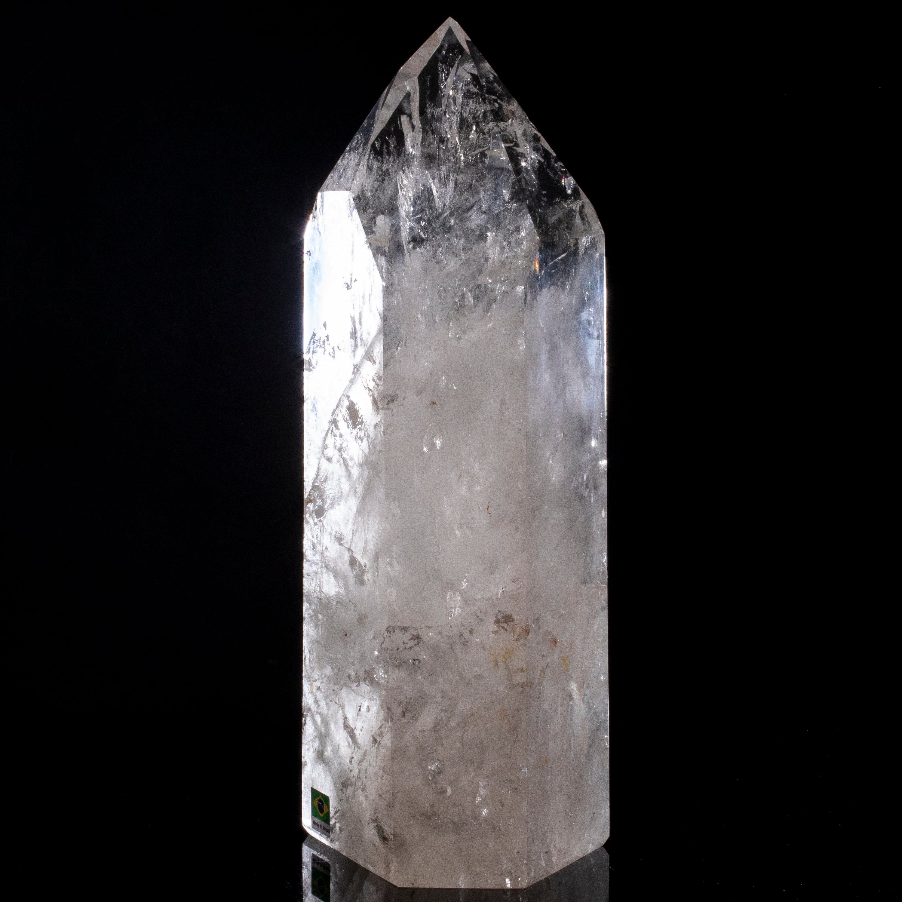 Kalifano Quartz Natural Quartz Obelisk from Brazil - 11.5" / 3,760 grams QZ4800.002