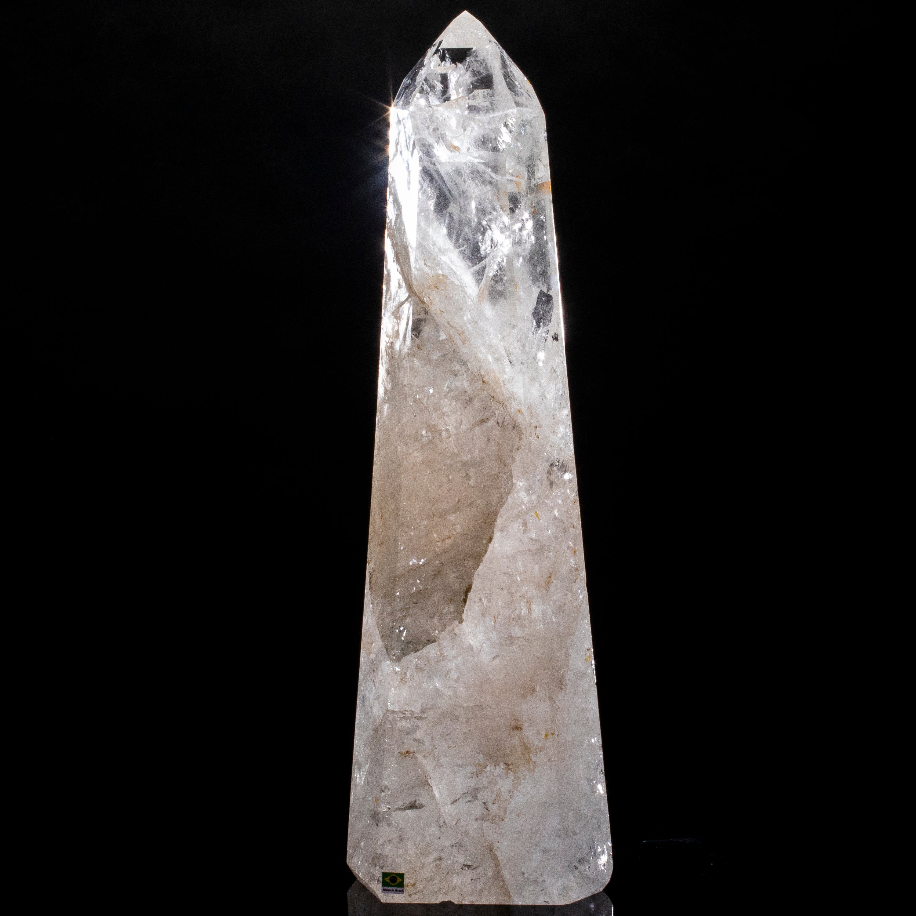 Kalifano Quartz Natural Quartz Obelisk from Brazil - 23" / 32 lbs QZ18000.001