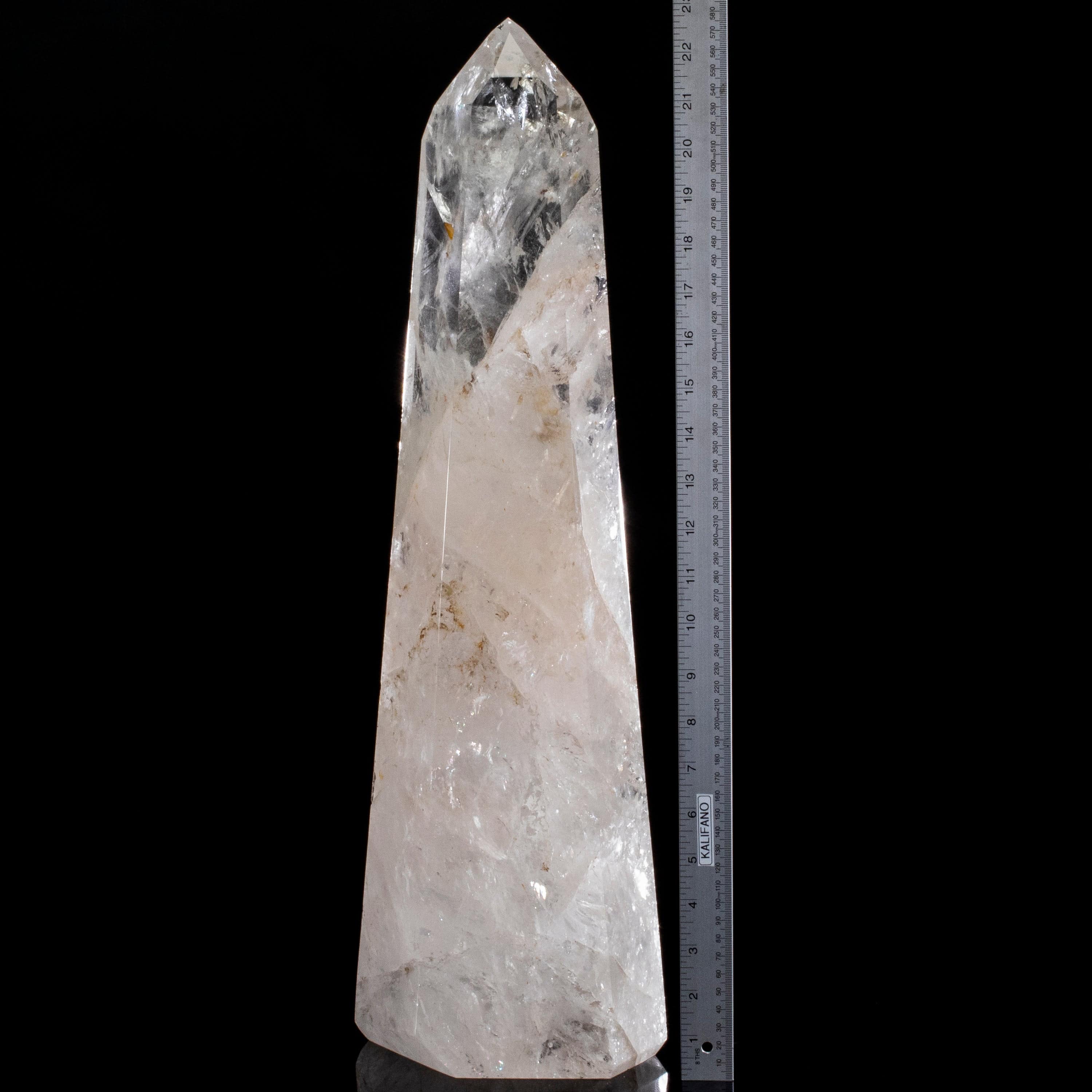 Kalifano Quartz Natural Quartz Obelisk from Brazil - 23" / 32 lbs QZ18000.001