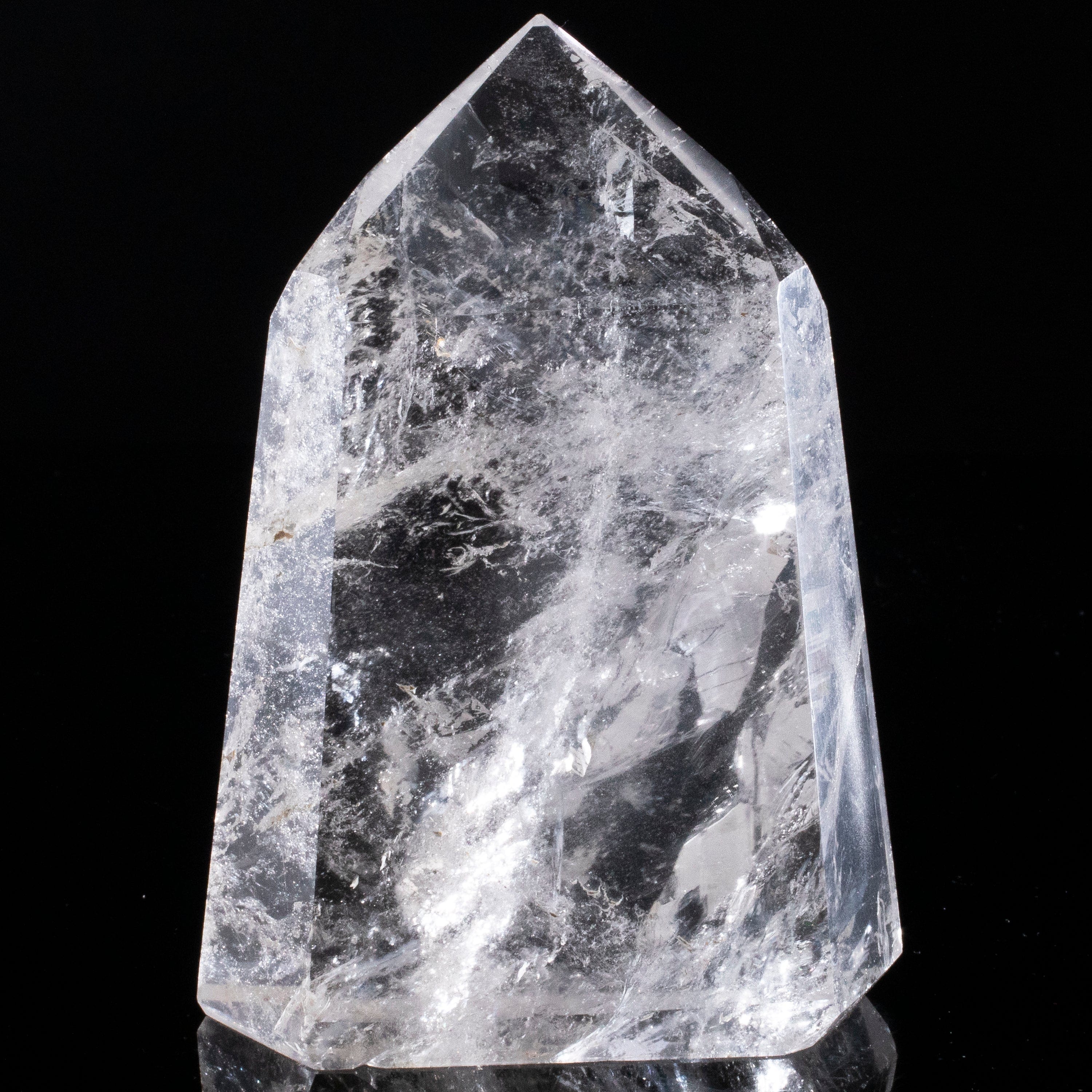 Kalifano Quartz Natural Quartz Obelisk from Brazil - 500 - 649 grams QZ800