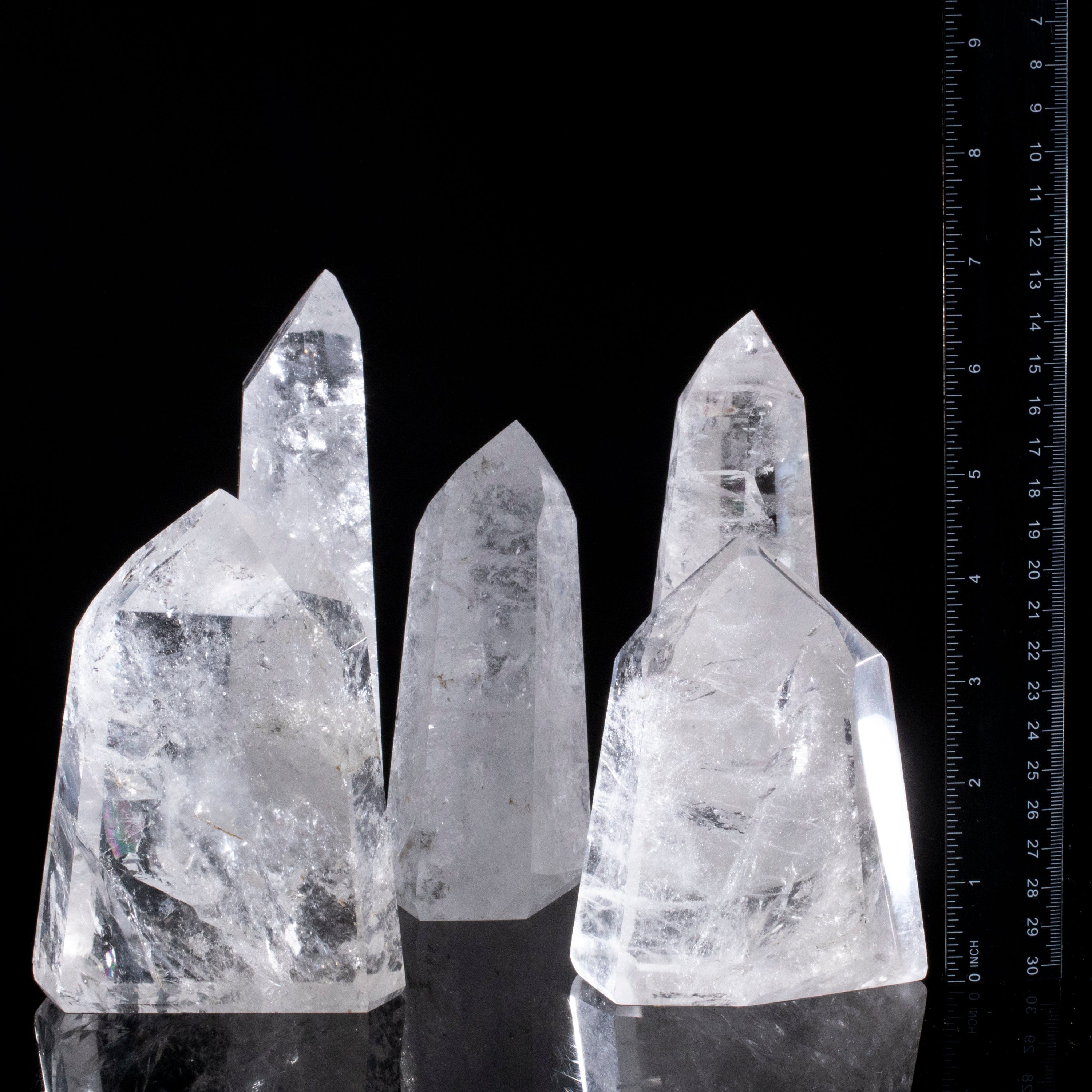 Kalifano Quartz Natural Quartz Obelisk from Brazil - 500 - 649 grams QZ800