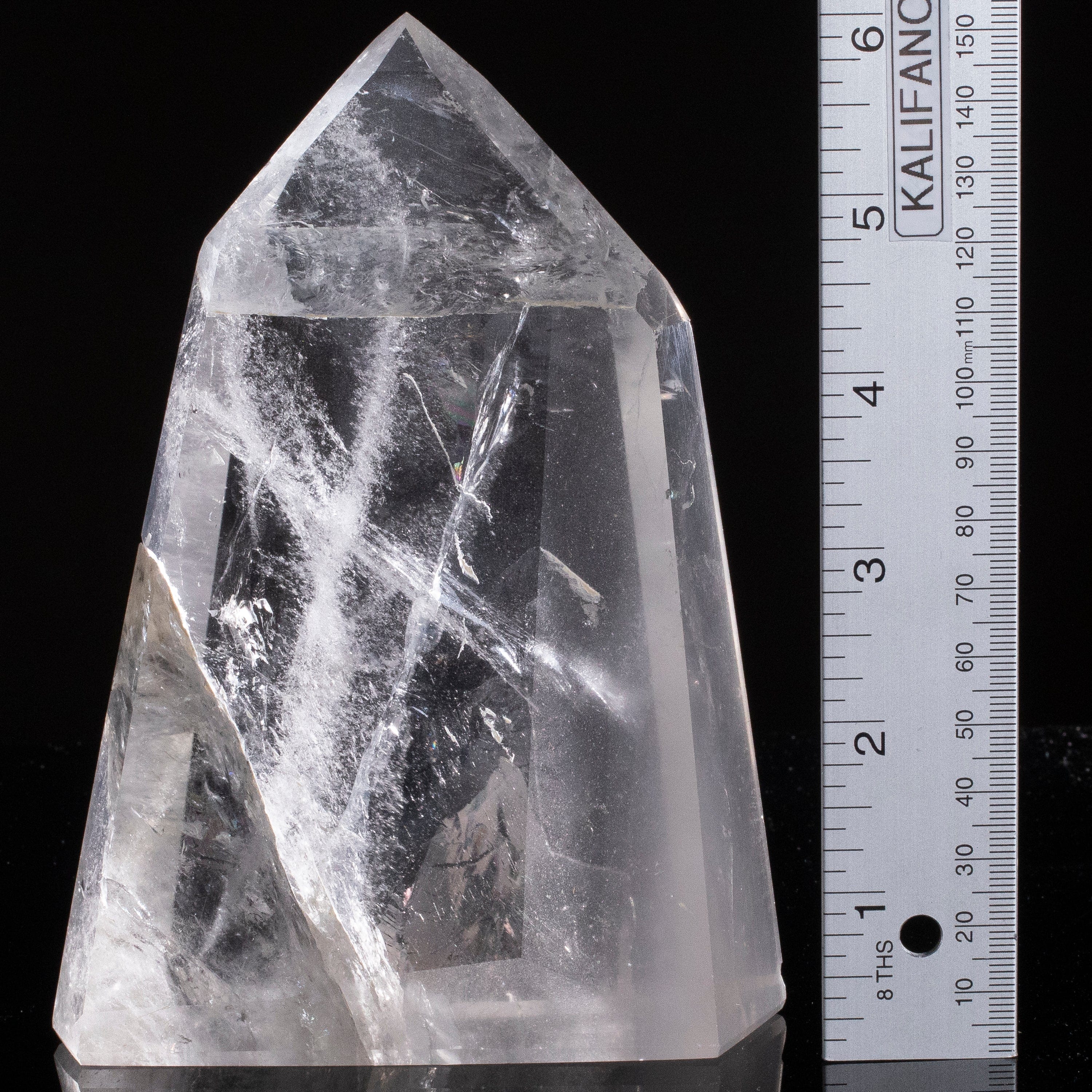 Kalifano Quartz Natural Quartz Obelisk from Brazil - 6" / 1,009 grams QZ1500.012