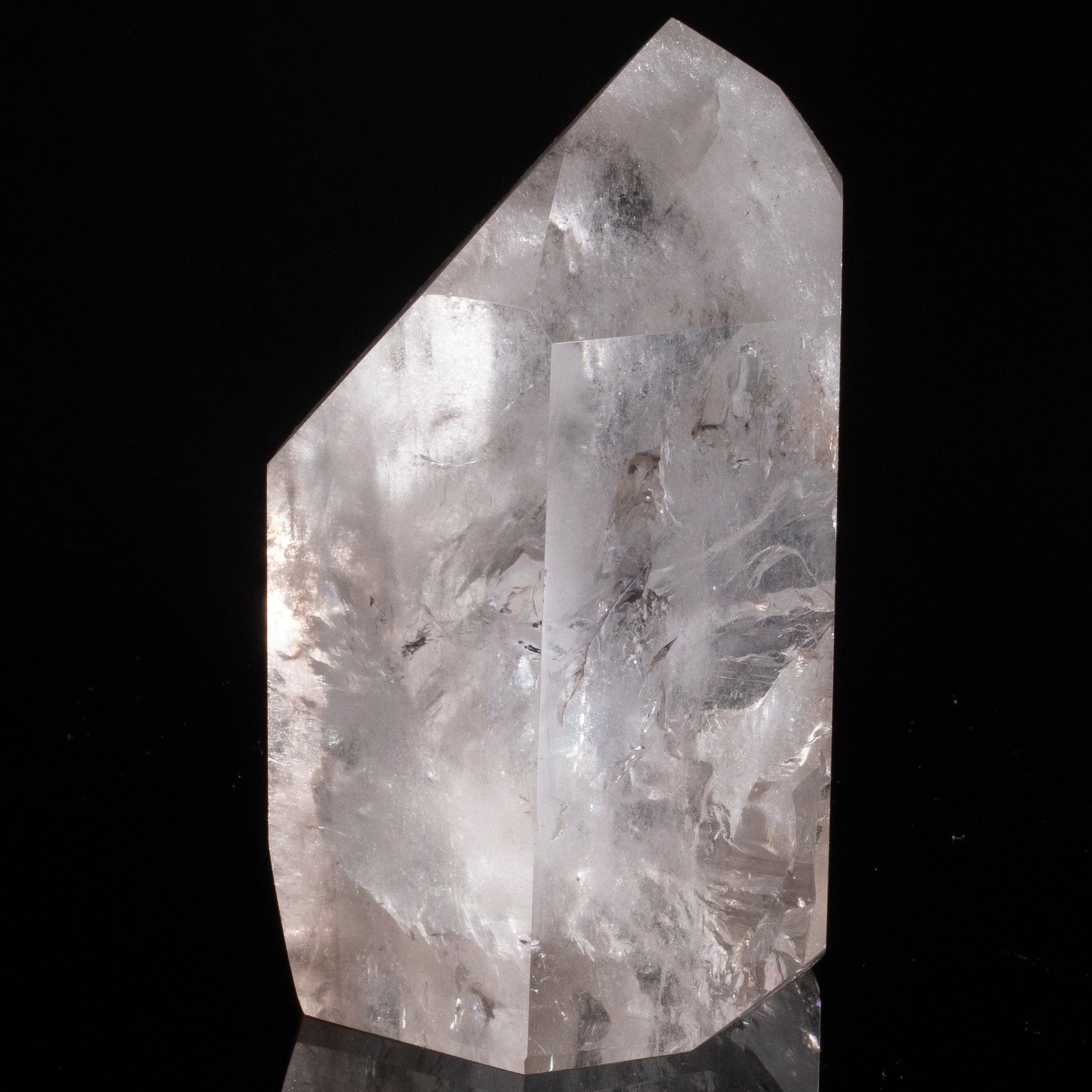 Kalifano Quartz Natural Quartz Obelisk from Brazil - 6" / 1,757 grams QZ2400.002