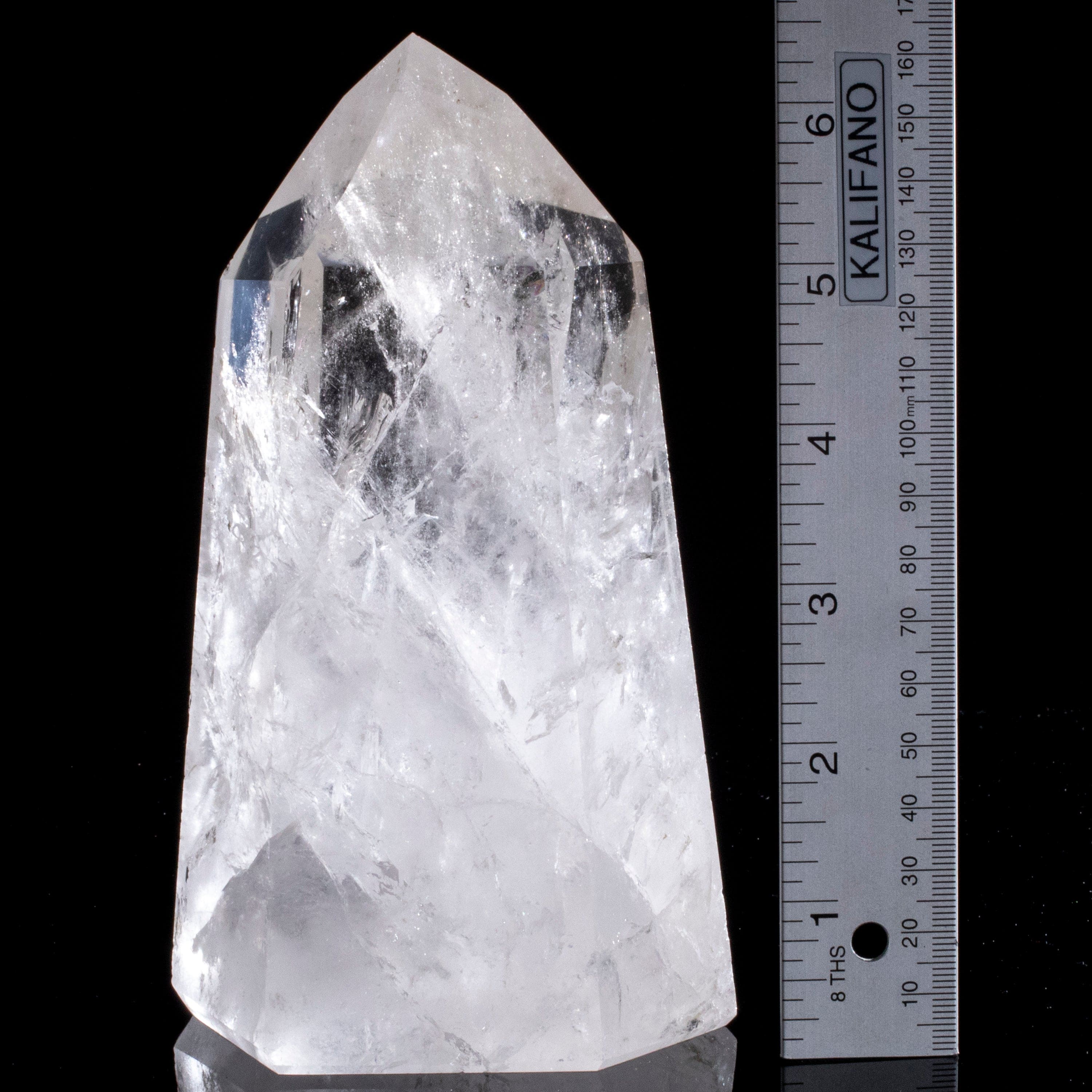 Kalifano Quartz Natural Quartz Obelisk from Brazil - 6.5" / 1,282 grams QZ1800.010