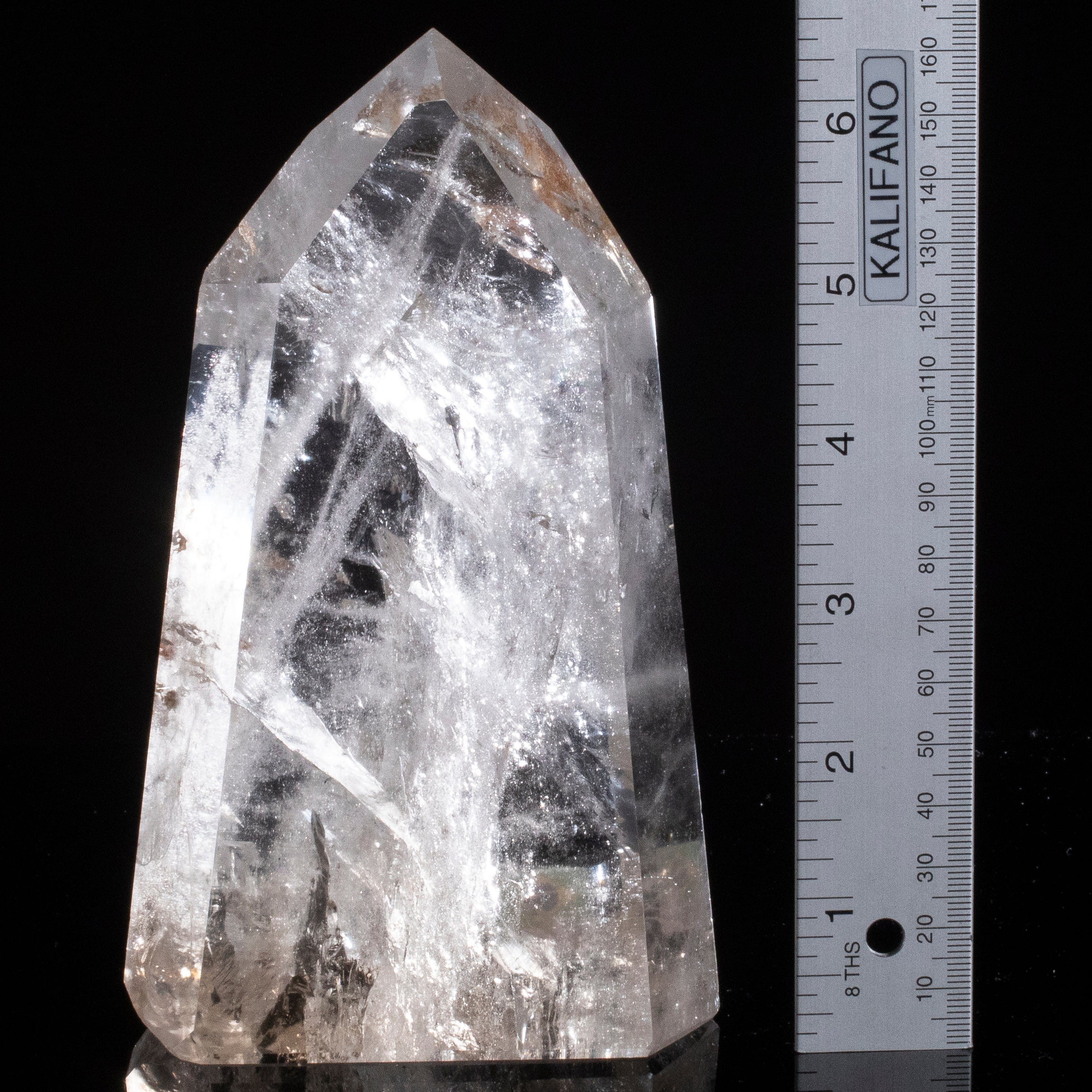 Kalifano Quartz Natural Quartz Obelisk from Brazil - 6.5" / 1,330 grams QZ1800.014