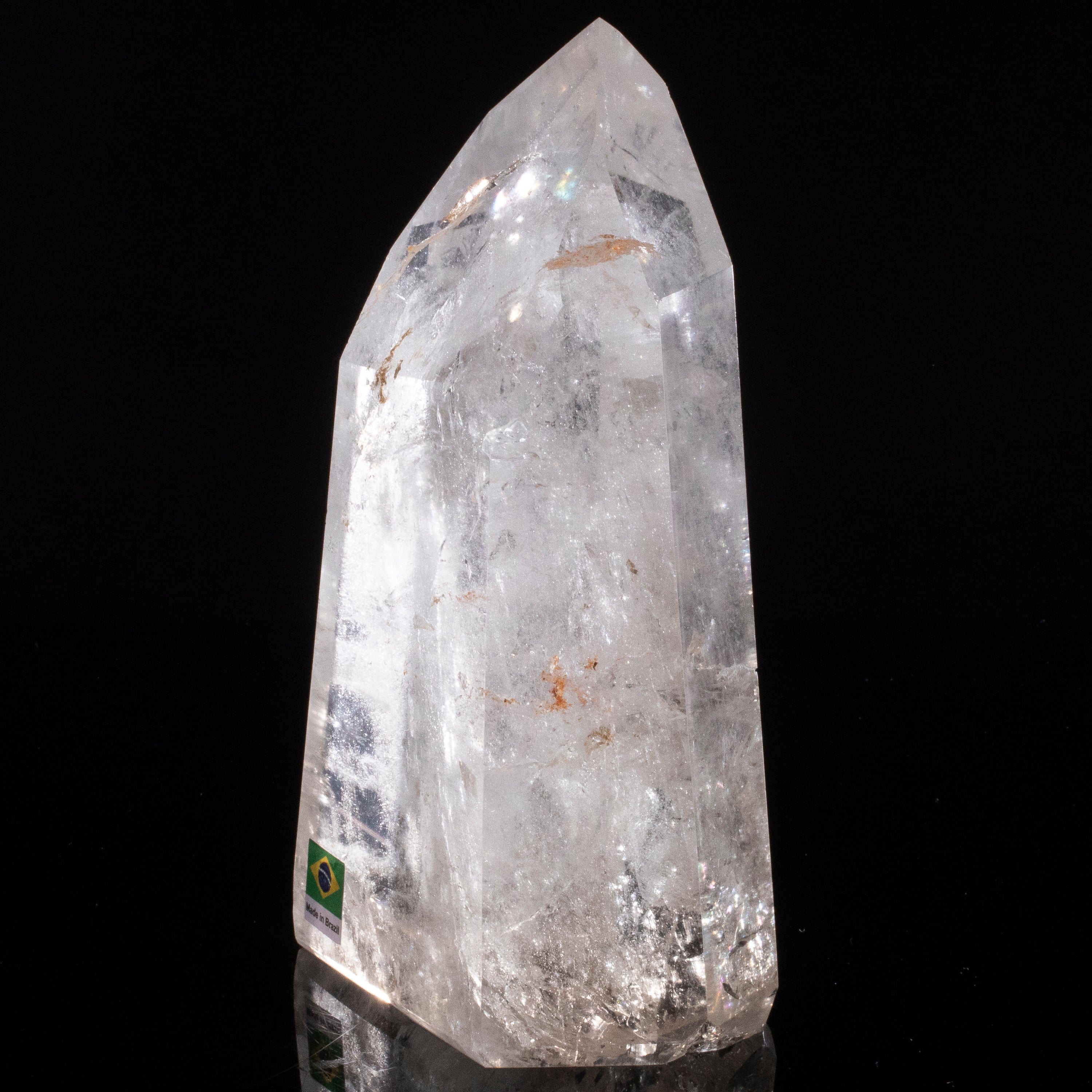 Kalifano Quartz Natural Quartz Obelisk from Brazil - 6.5" / 1,330 grams QZ1800.014