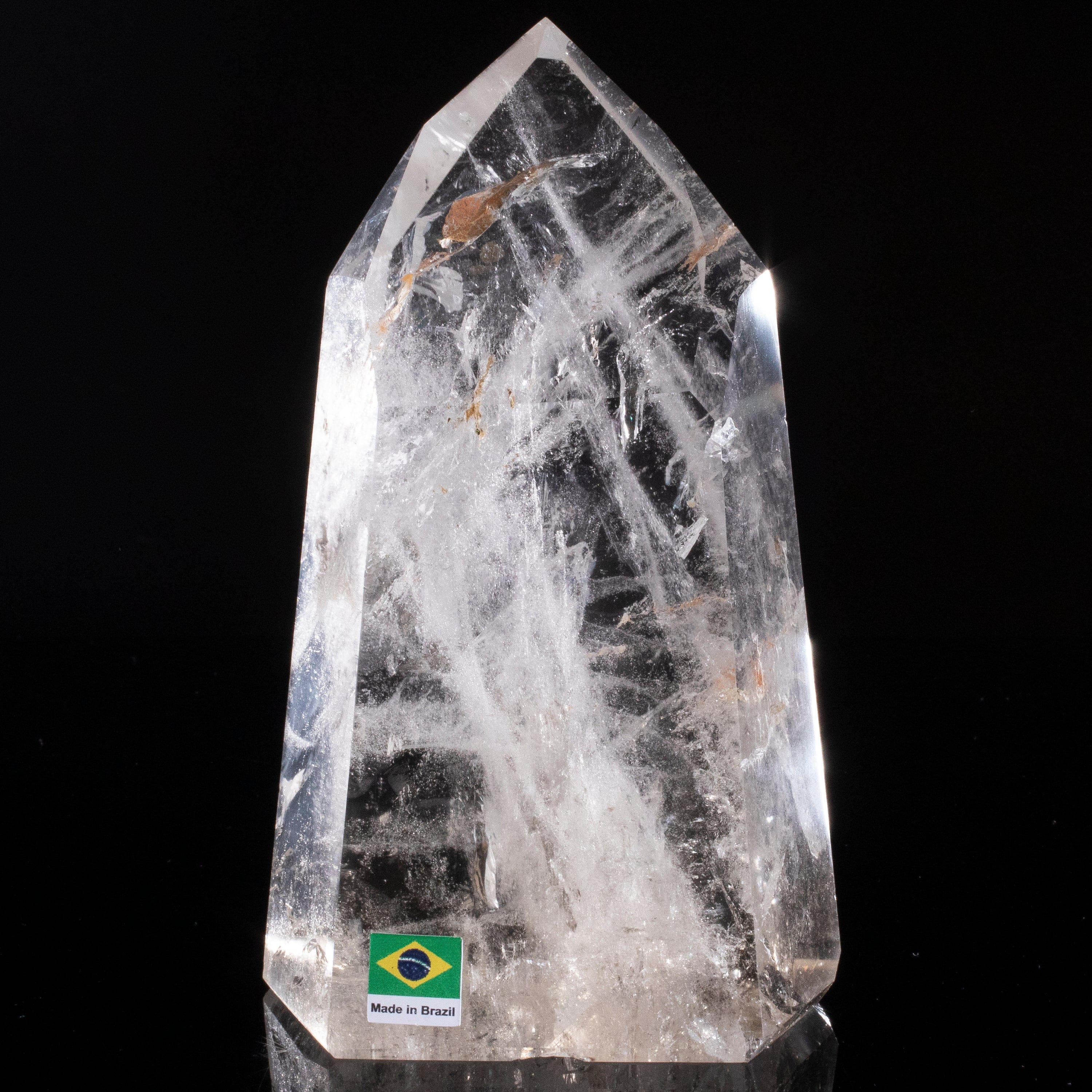 Kalifano Quartz Natural Quartz Obelisk from Brazil - 6.5" / 1,330 grams QZ1800.014