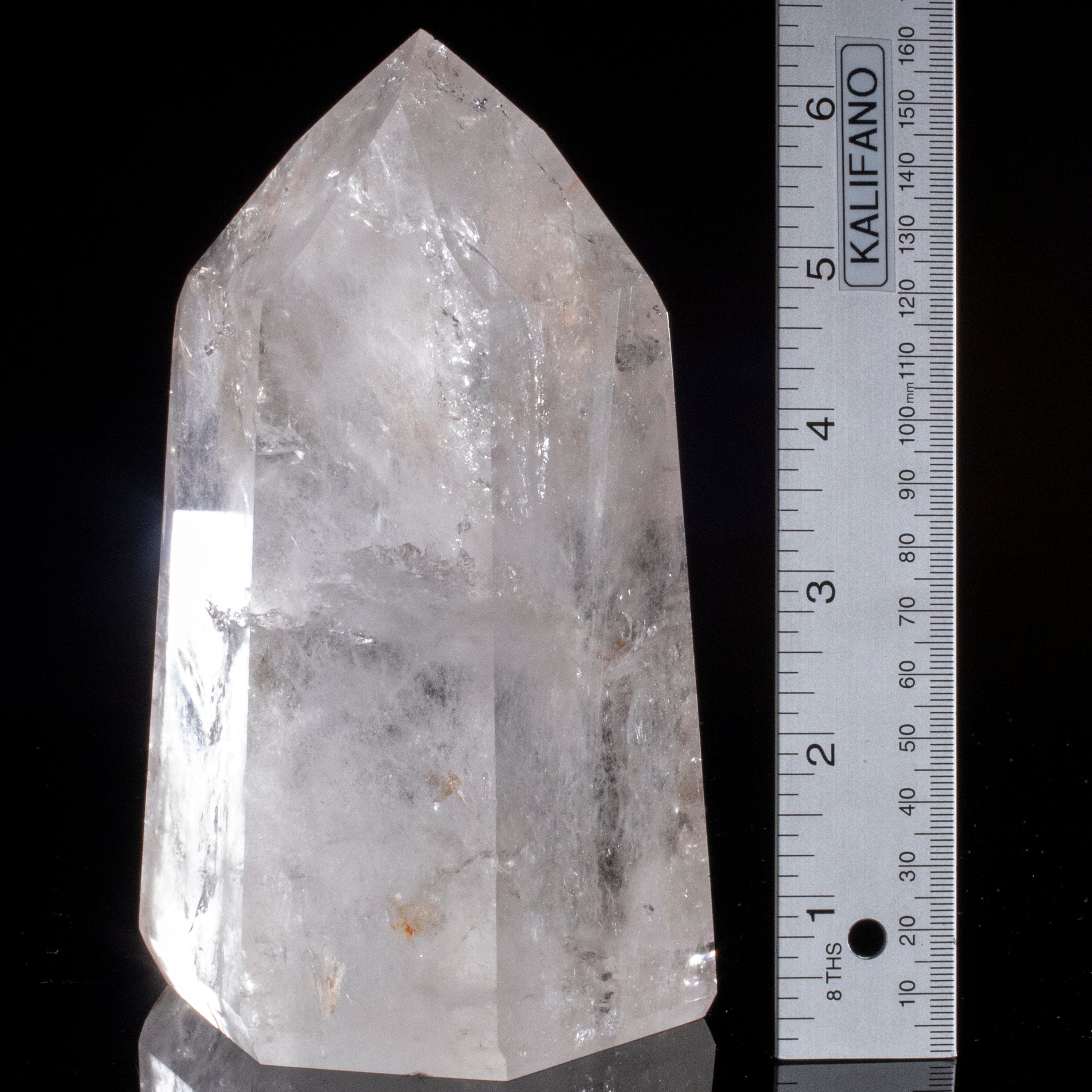 Kalifano Quartz Natural Quartz Obelisk from Brazil - 6.5" / 1,702 grams QZ2400.015