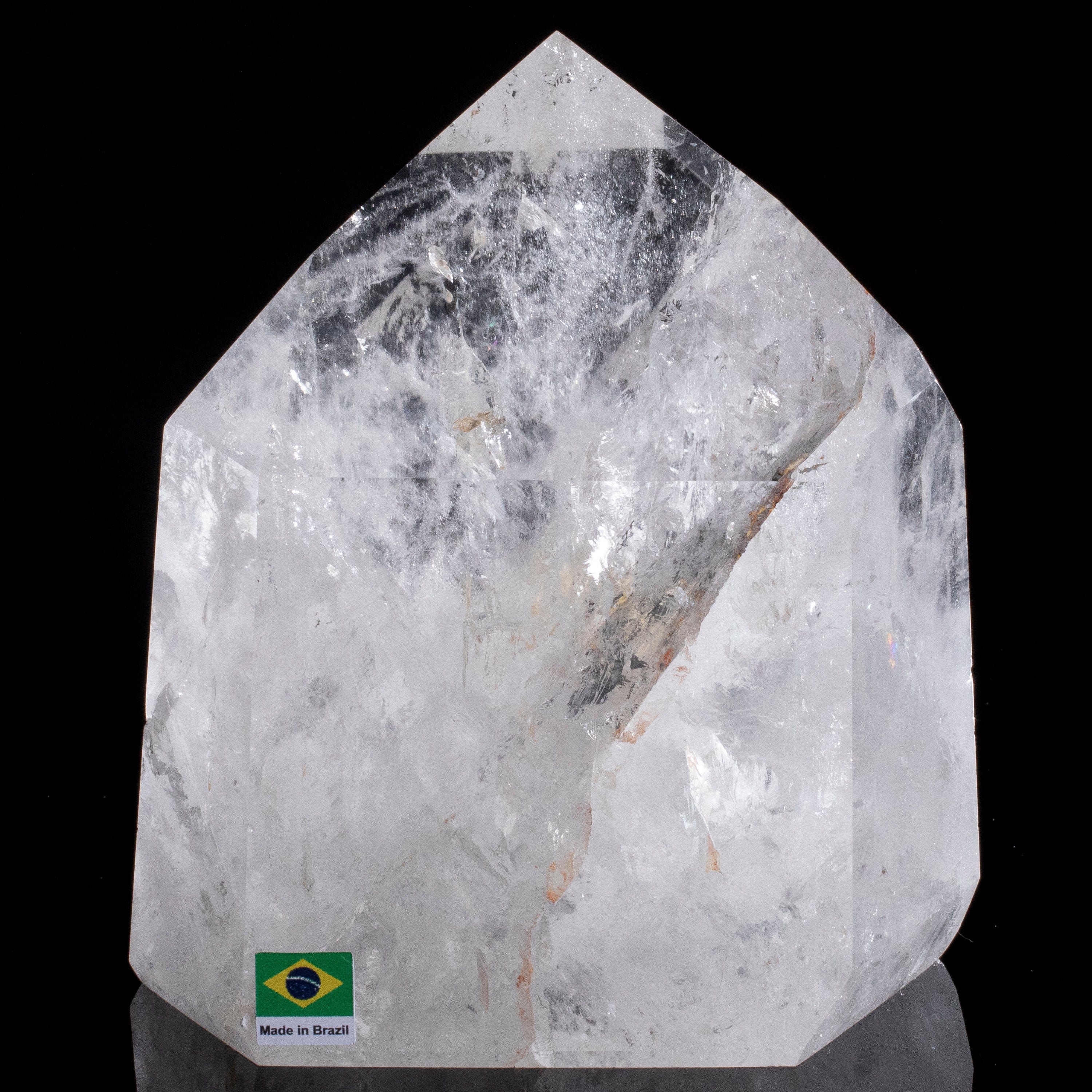 Kalifano Quartz Natural Quartz Obelisk from Brazil - 6.5" / 3,650 grams QZ3600.001