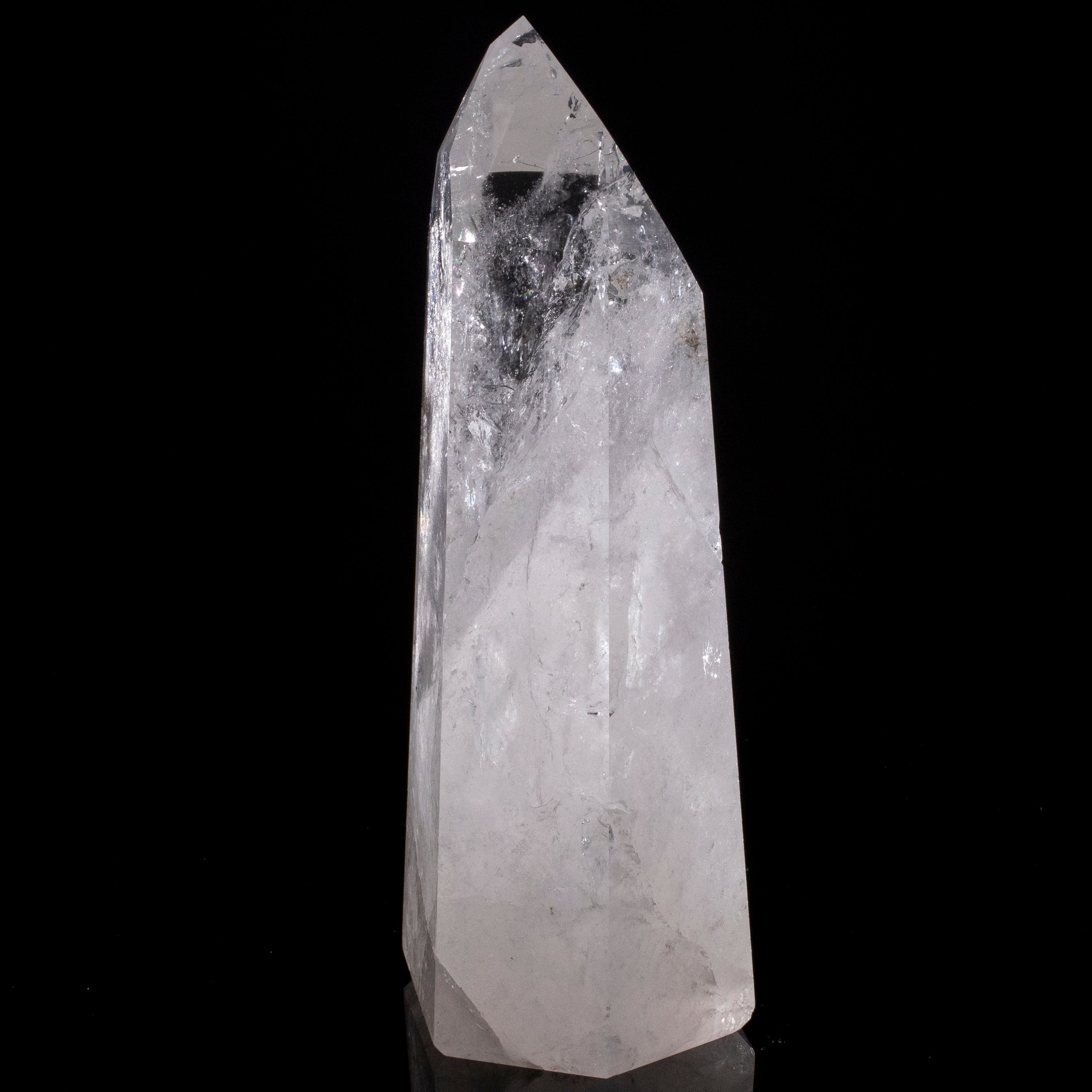 Kalifano Quartz Natural Quartz Obelisk from Brazil - 7" / 1,034 grams QZ1500.019