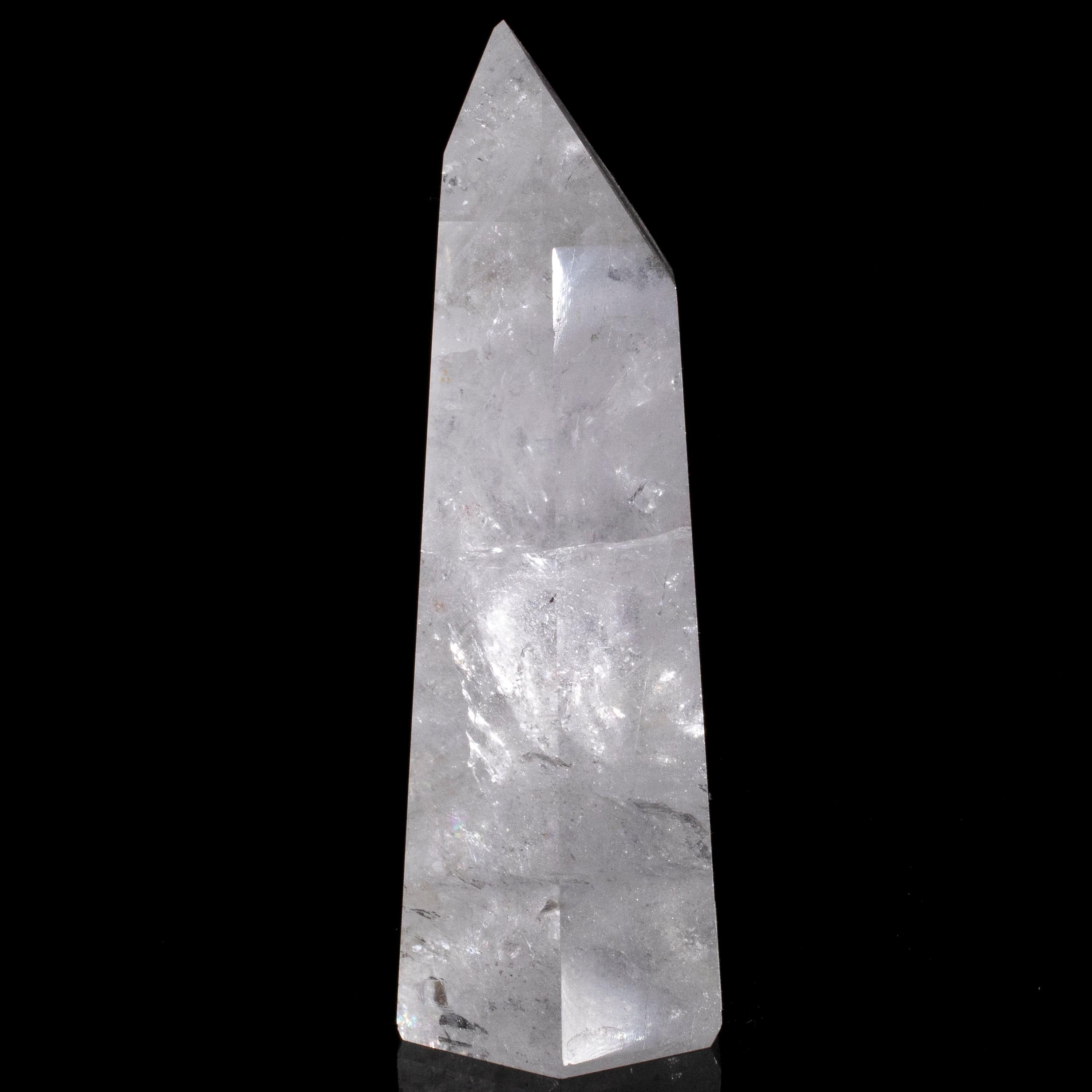 Kalifano Quartz Natural Quartz Obelisk from Brazil - 7" / 1,045 grams QZ1500.006