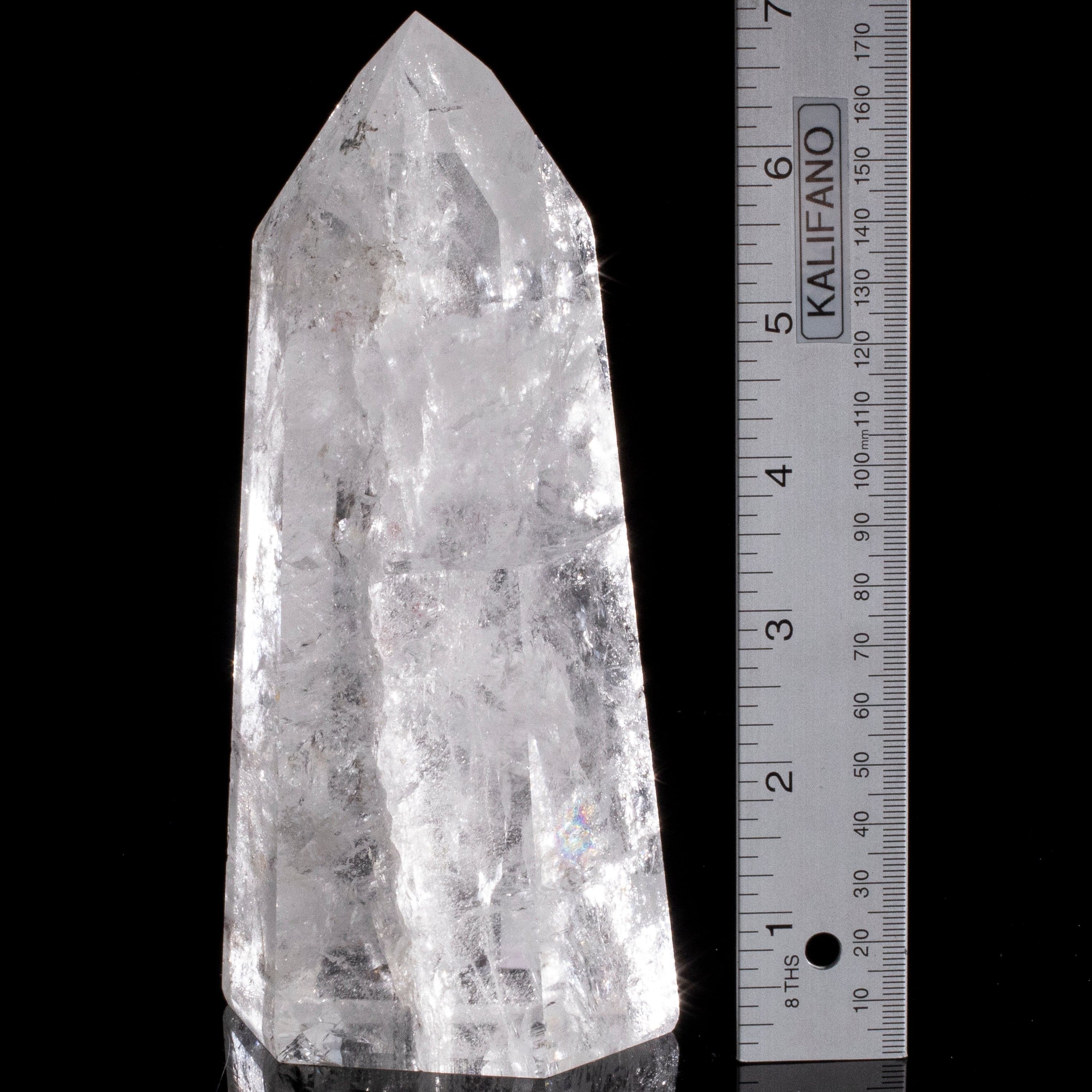 Kalifano Quartz Natural Quartz Obelisk from Brazil - 7" / 1,045 grams QZ1500.006