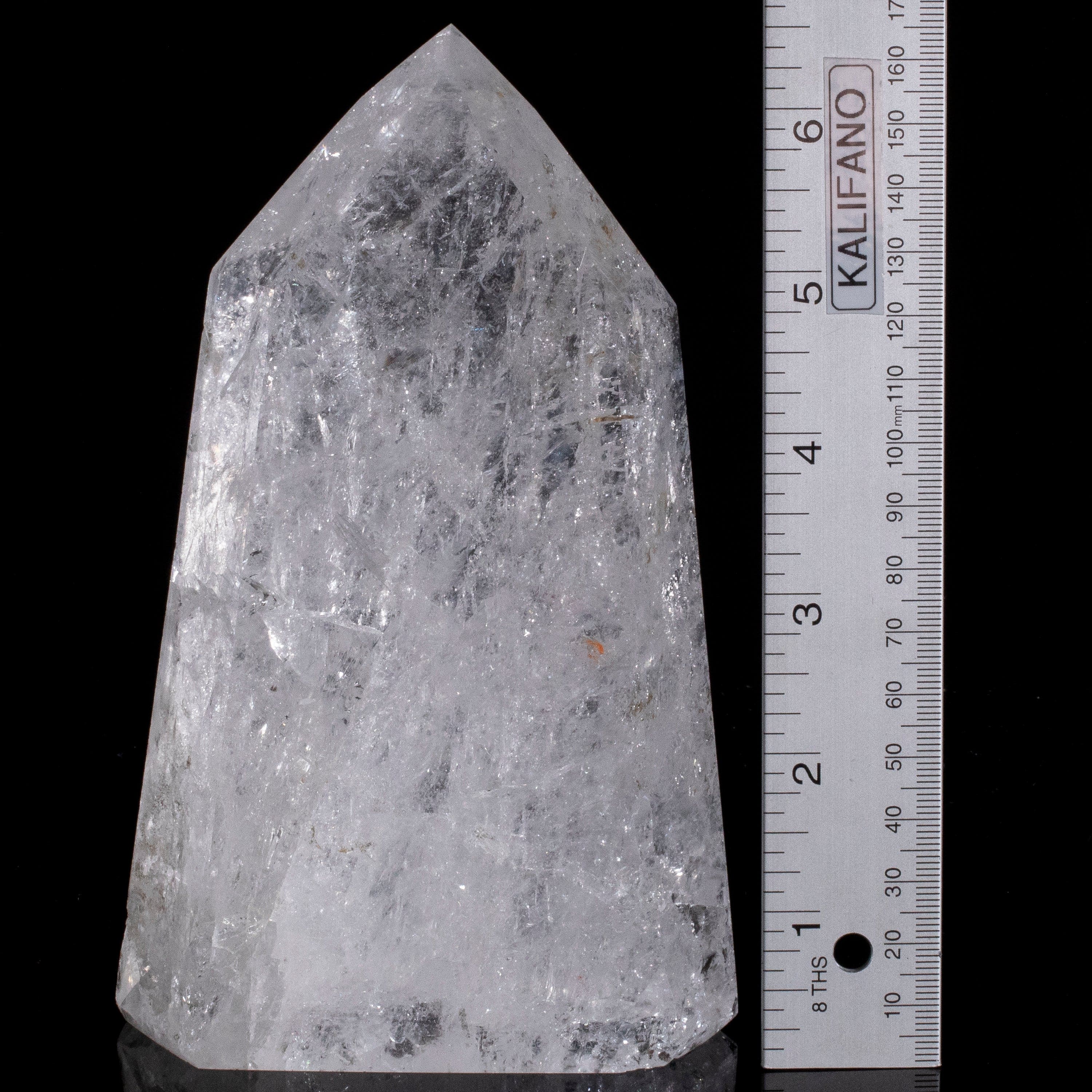 Kalifano Quartz Natural Quartz Obelisk from Brazil - 7" / 1,196 grams QZ1500.008