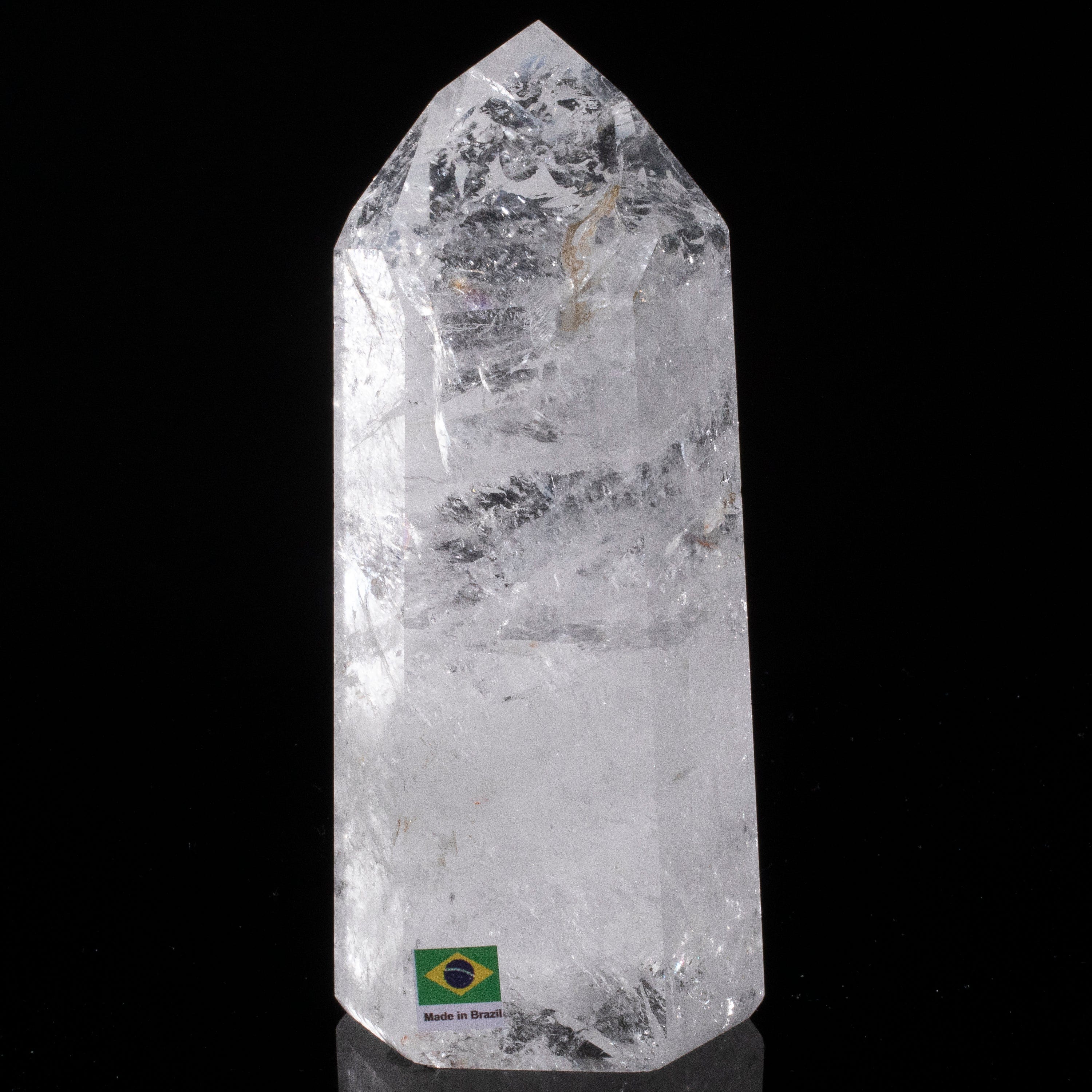 Kalifano Quartz Natural Quartz Obelisk from Brazil - 7" / 1,298 grams QZ1800.018