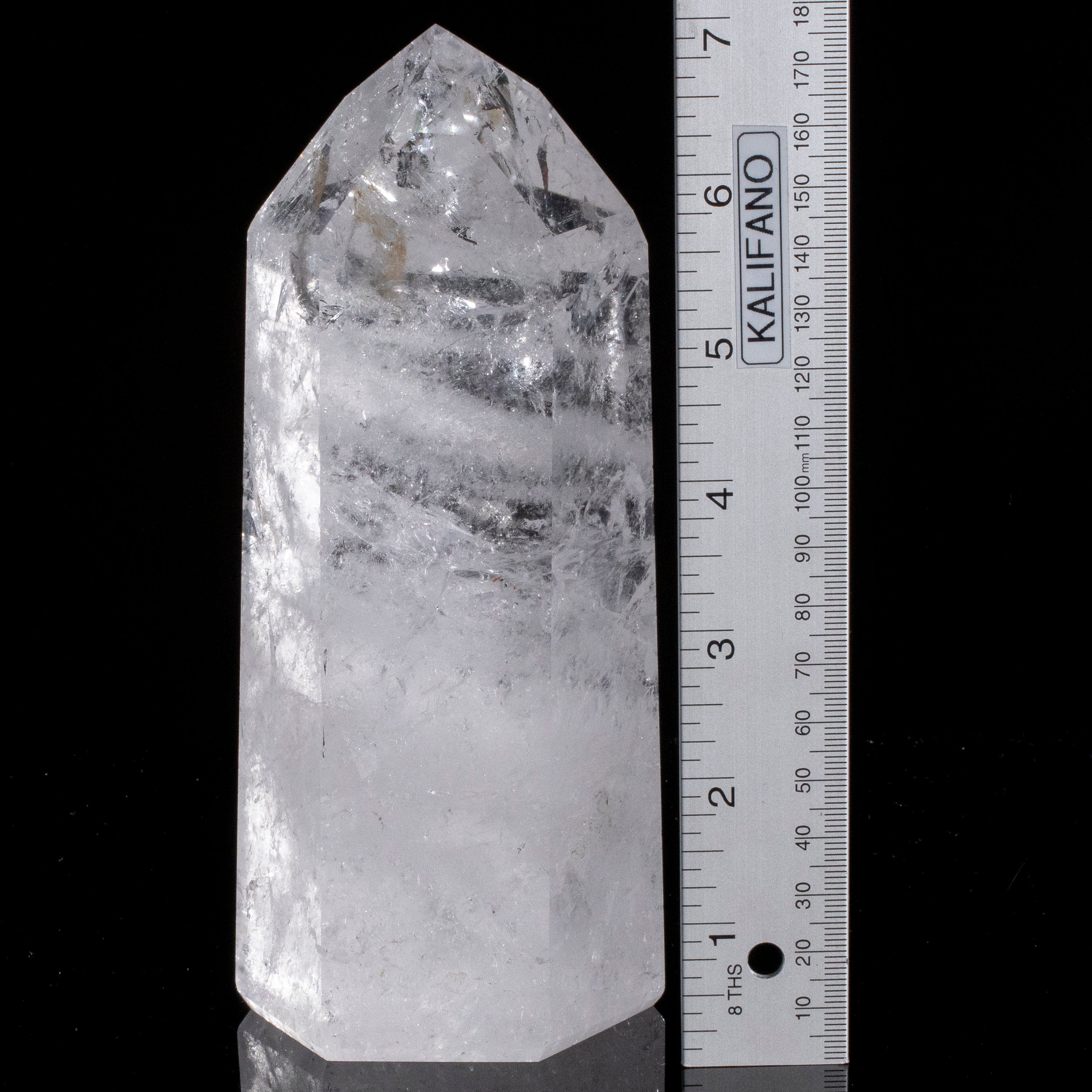 Kalifano Quartz Natural Quartz Obelisk from Brazil - 7" / 1,298 grams QZ1800.018