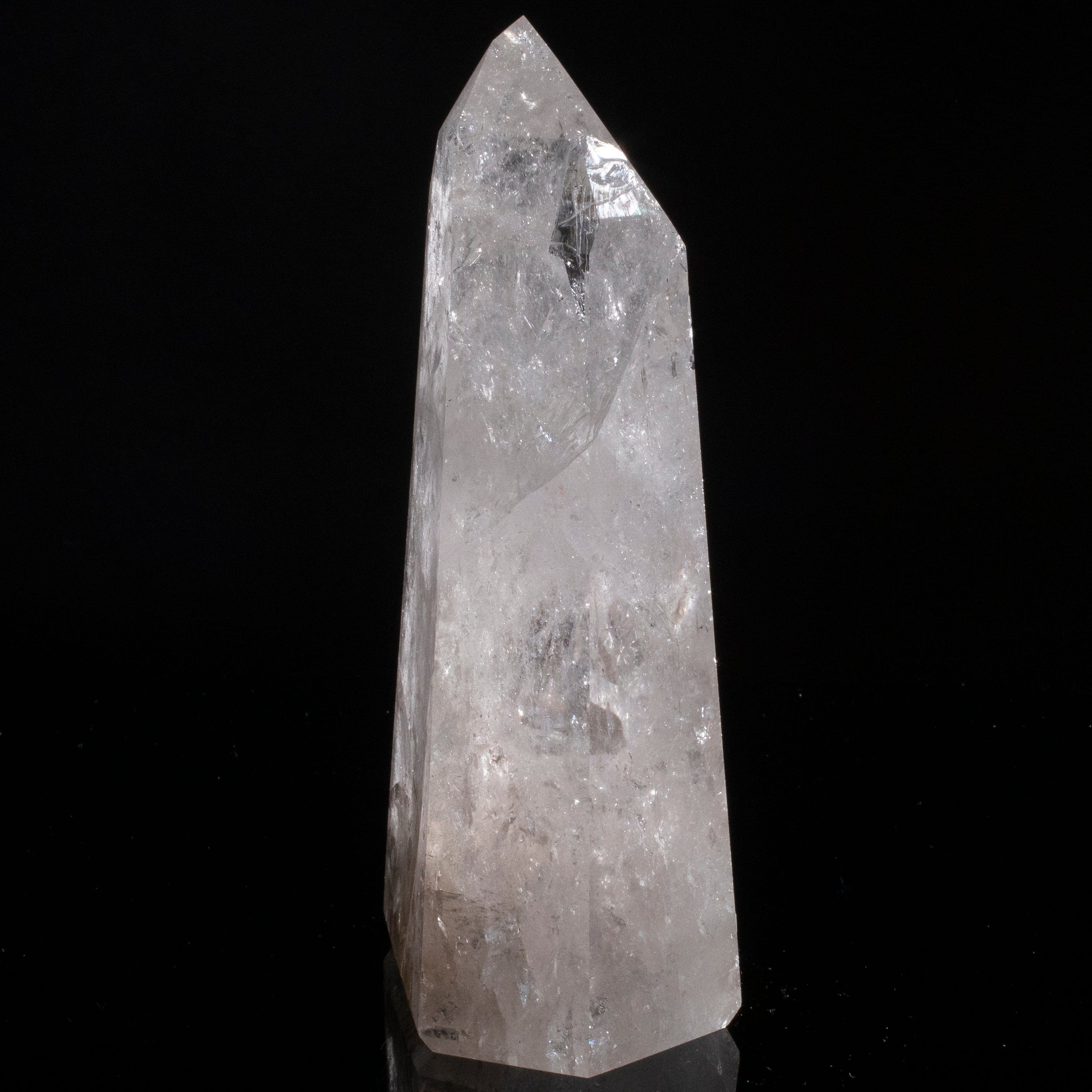 Kalifano Quartz Natural Quartz Obelisk from Brazil - 7.5" / 1,385 grams QZ1800.006