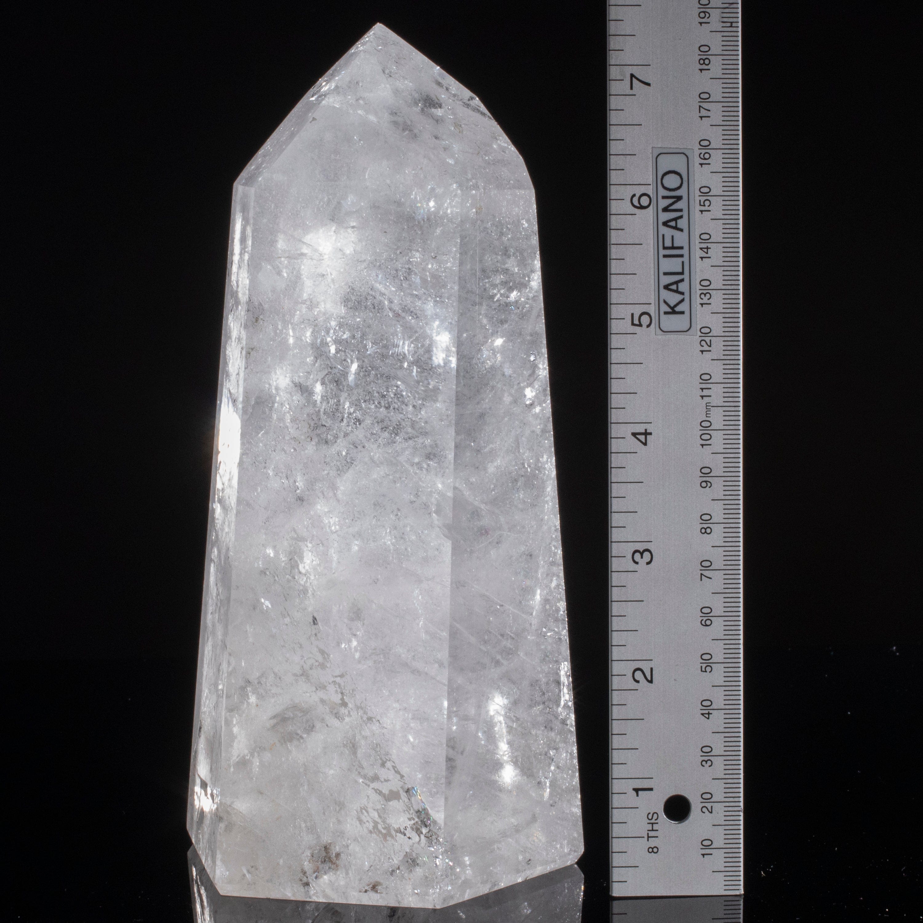 Kalifano Quartz Natural Quartz Obelisk from Brazil - 7.5" / 1,723 grams QZ2400.005