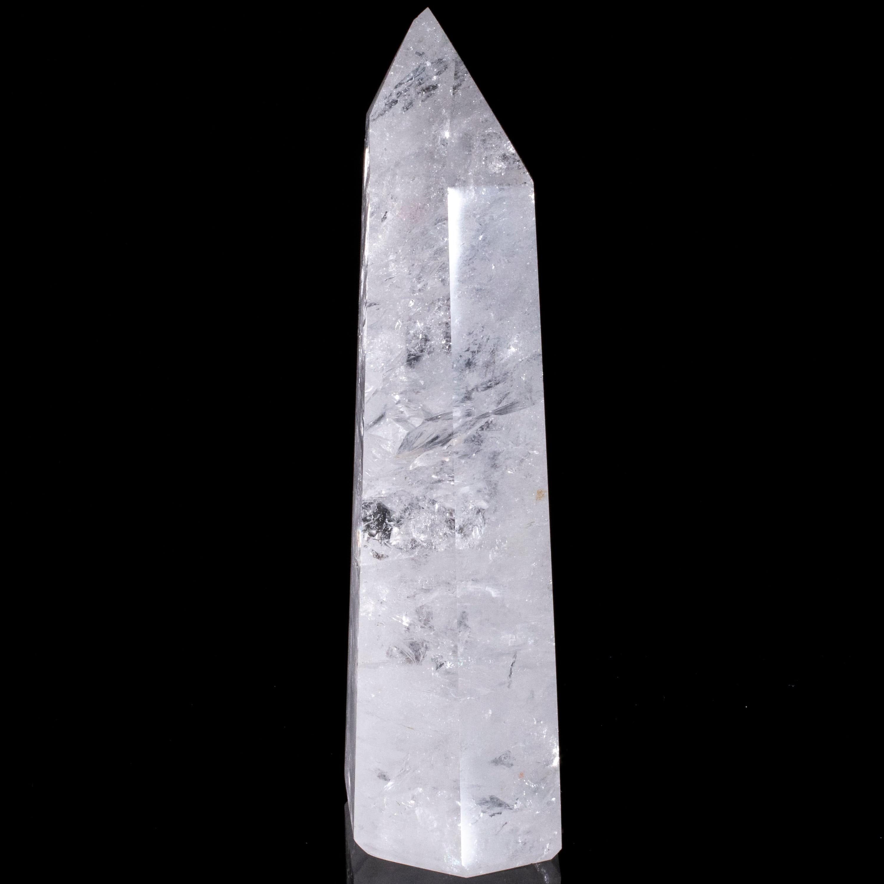 Kalifano Quartz Natural Quartz Obelisk from Brazil - 8" / 1,184 grams QZ1500.015