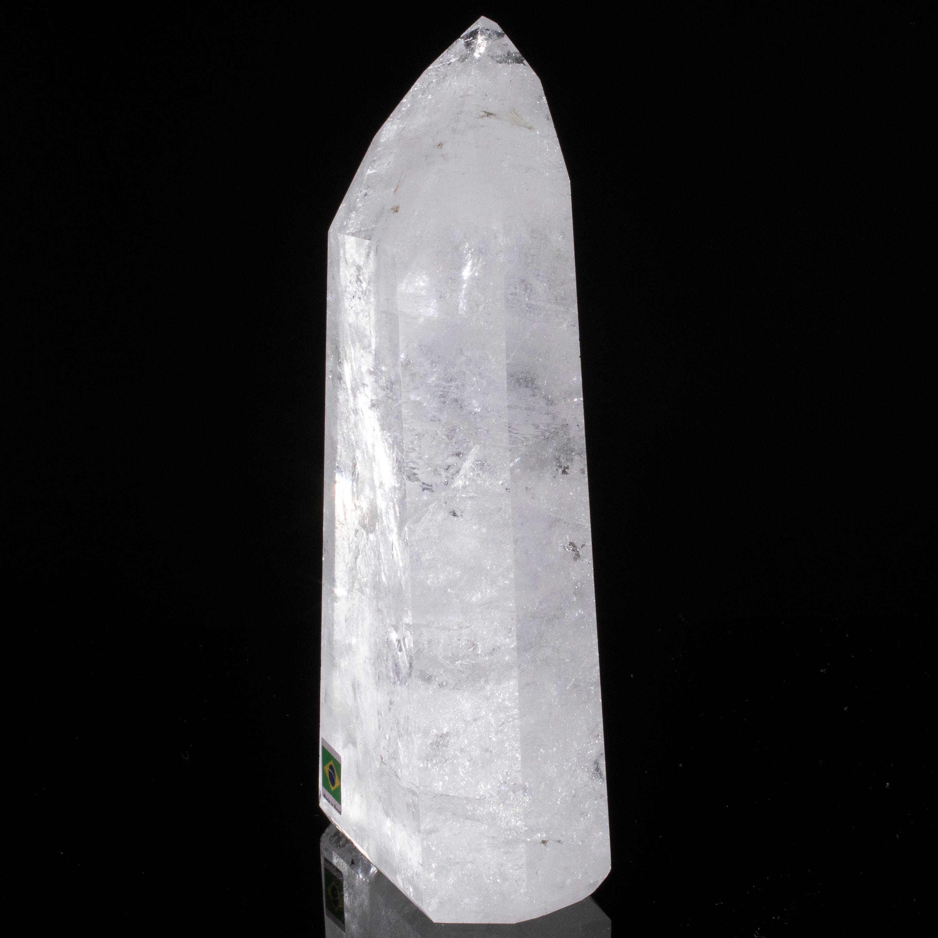 Kalifano Quartz Natural Quartz Obelisk from Brazil - 8" / 1,327 grams QZ1800.012