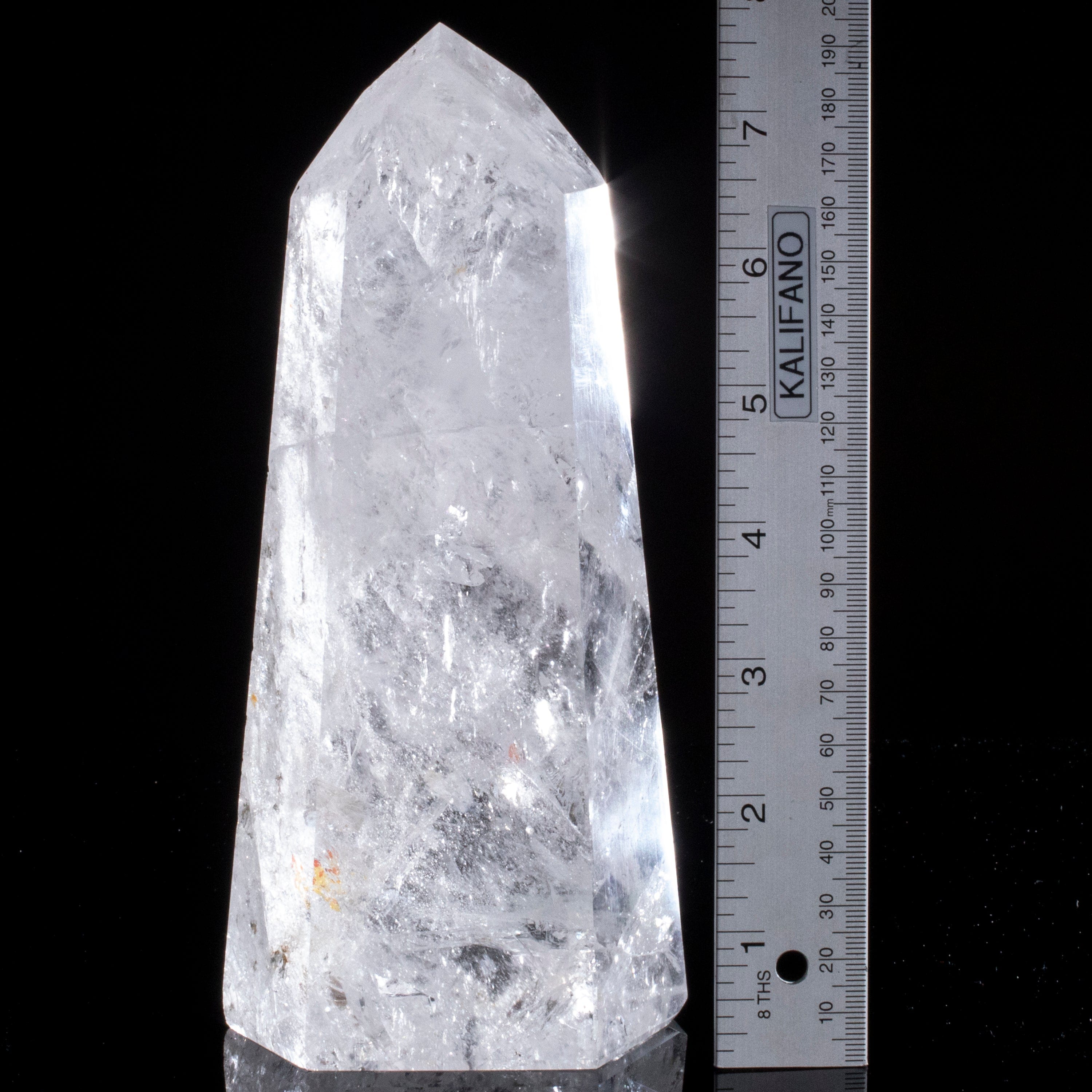 Kalifano Quartz Natural Quartz Obelisk from Brazil - 8" / 1,344 grams QZ1800.001