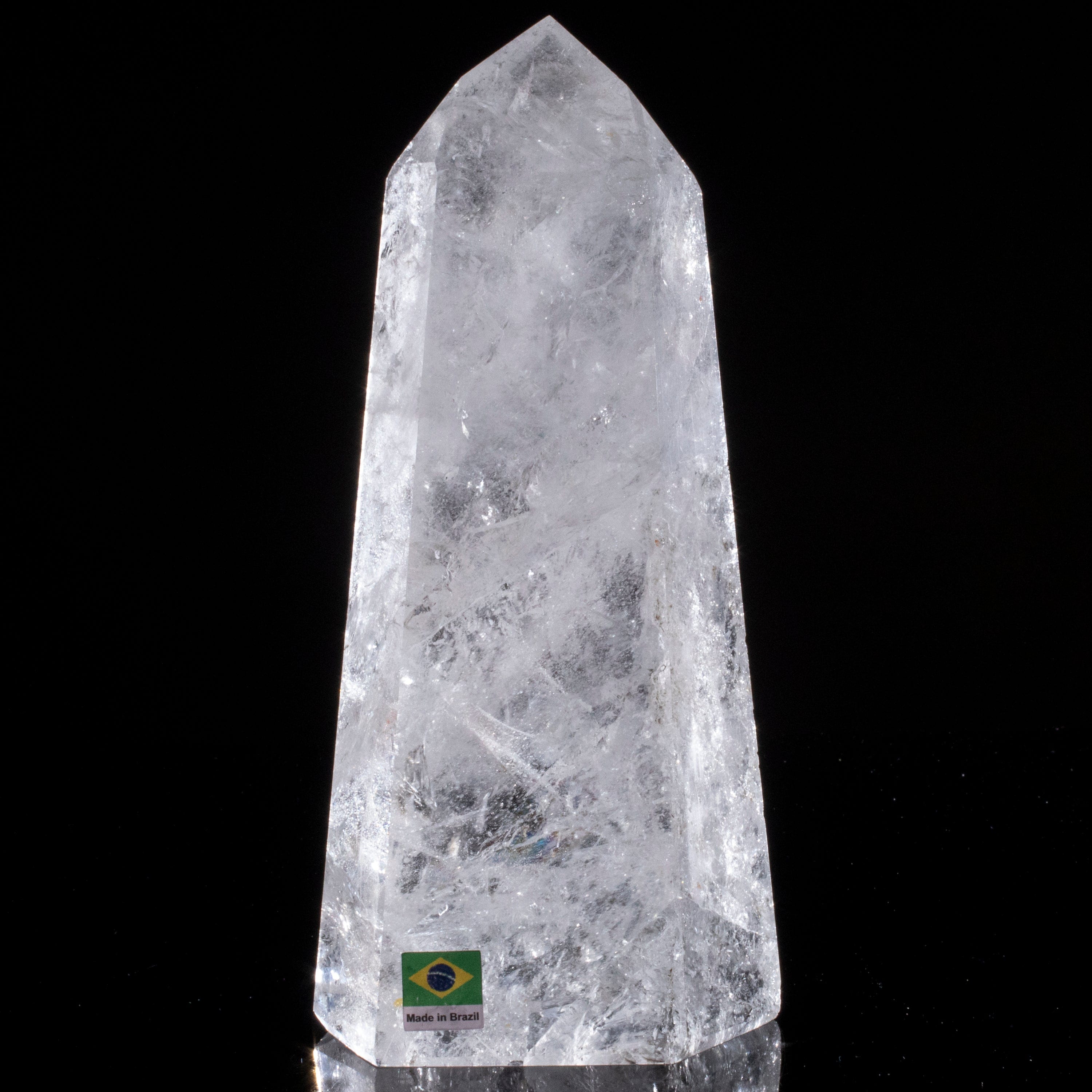 Kalifano Quartz Natural Quartz Obelisk from Brazil - 8" / 1,344 grams QZ1800.001