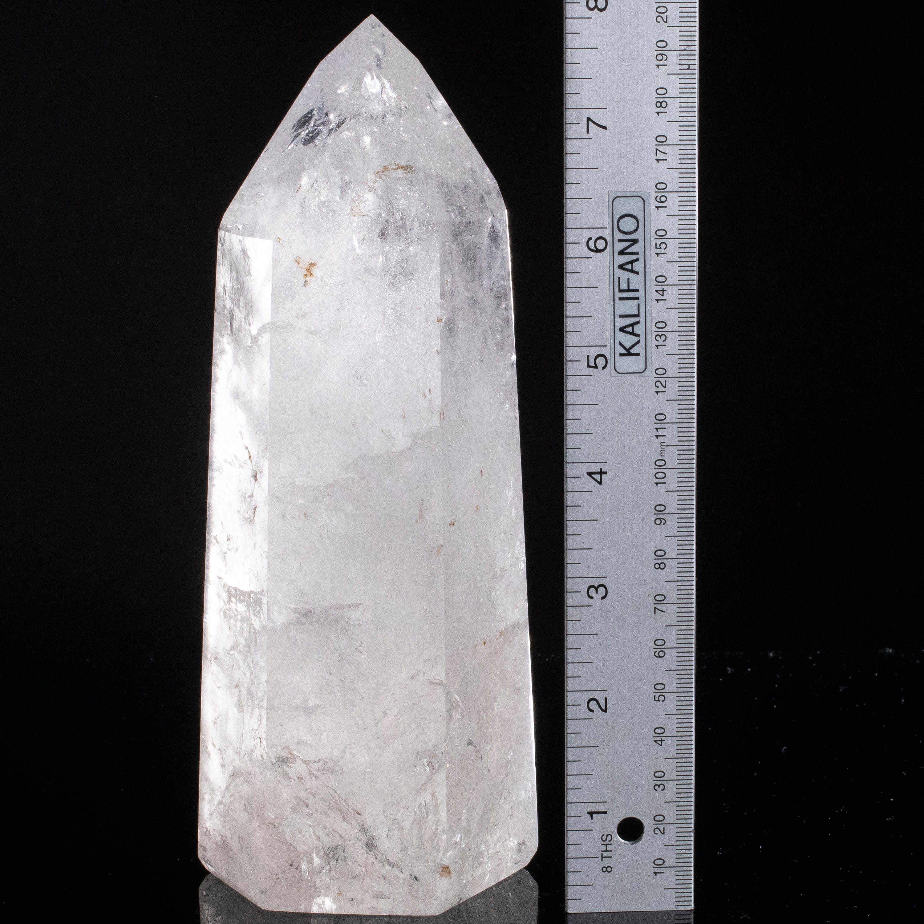 Kalifano Quartz Natural Quartz Obelisk from Brazil - 8" / 1,442 grams QZ1800.016