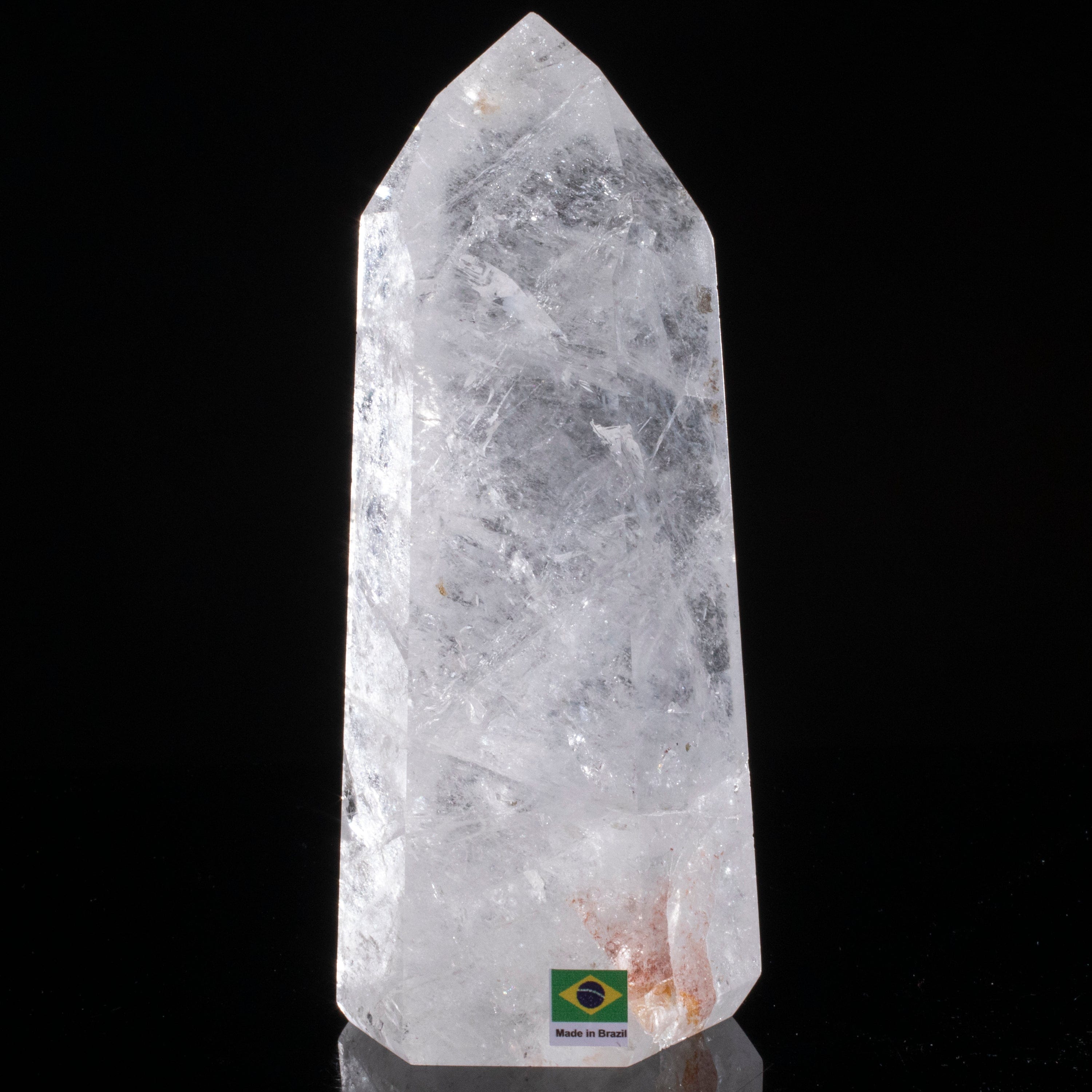 Kalifano Quartz Natural Quartz Obelisk from Brazil - 8" / 1,573 grams QZ2400.014